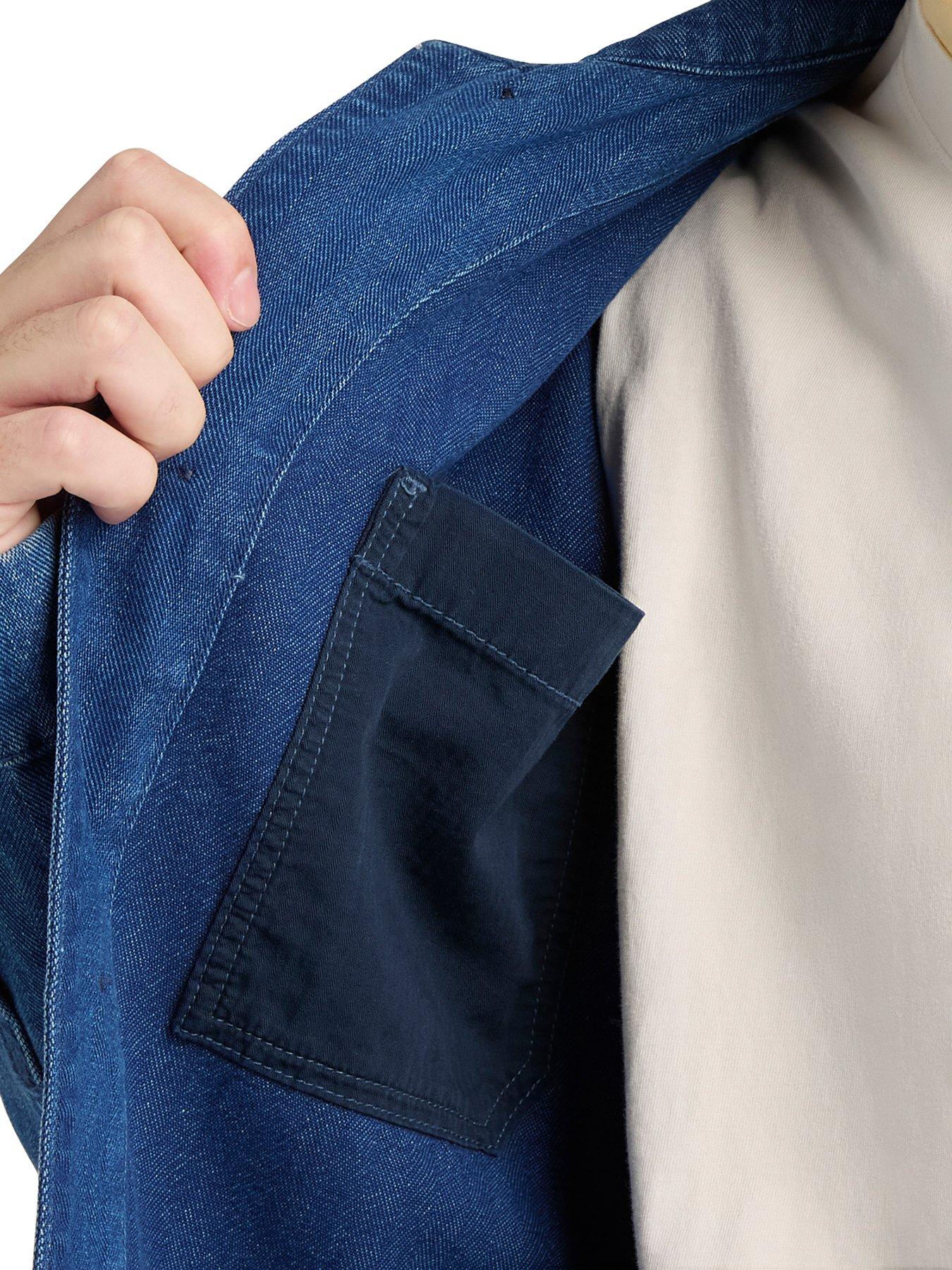 timberland-timberland-kempshire-herringbone-denim-chore-jacket-blueoutfit