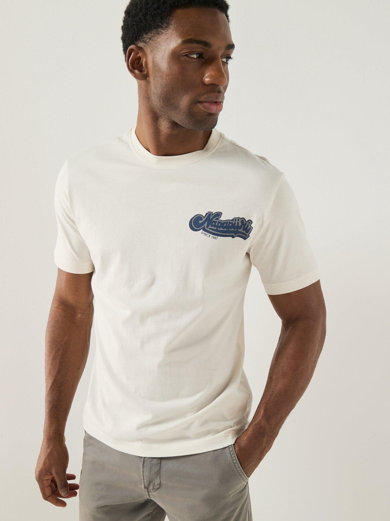 Image 2 of 6 of NAPAPIJRI Mens Zinc T-Shirt - White