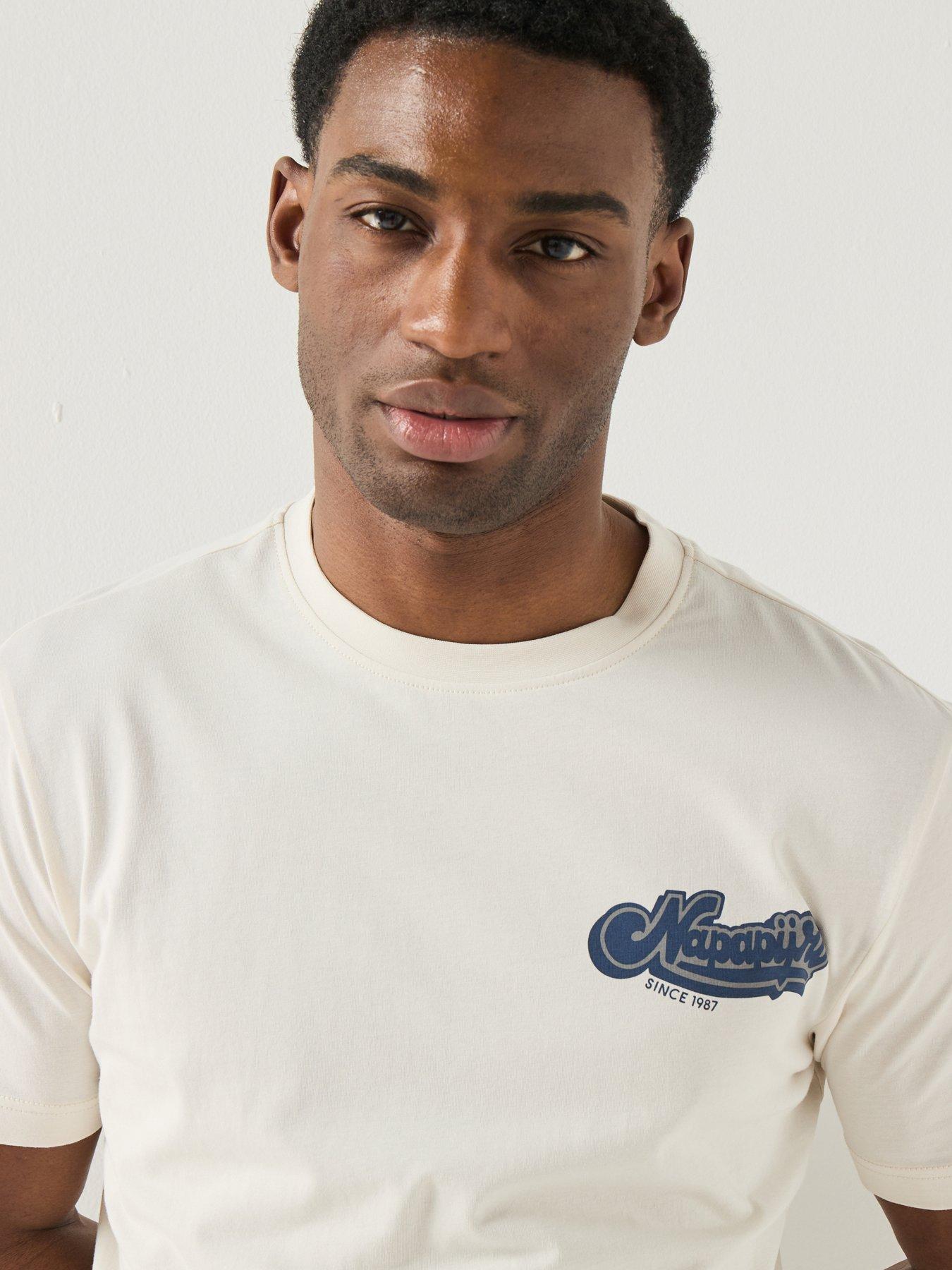 Image 4 of 6 of NAPAPIJRI Mens Zinc T-Shirt - White
