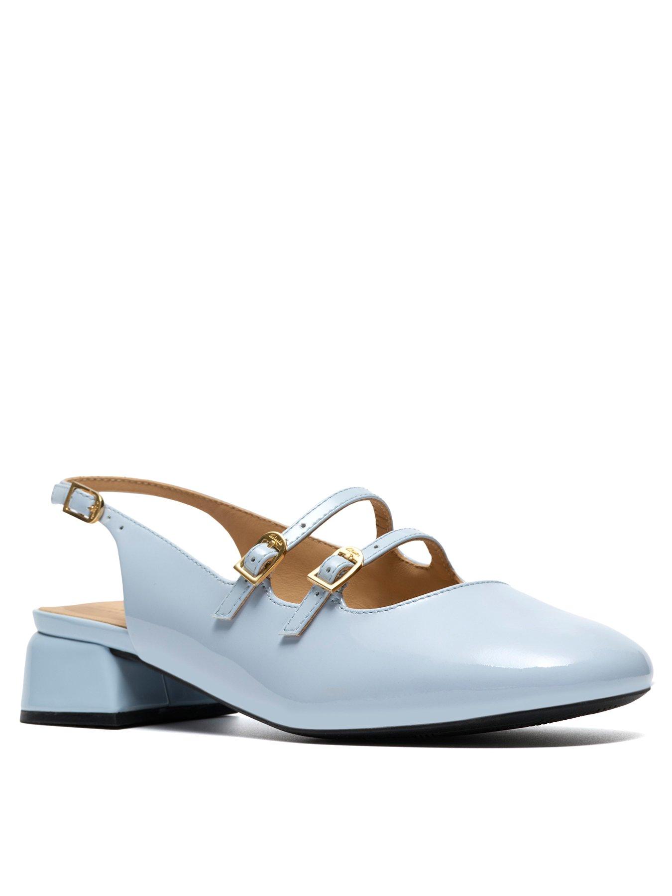 clarks-daiss30-dazz-shoes-lgt-blue-pat-leastillFront