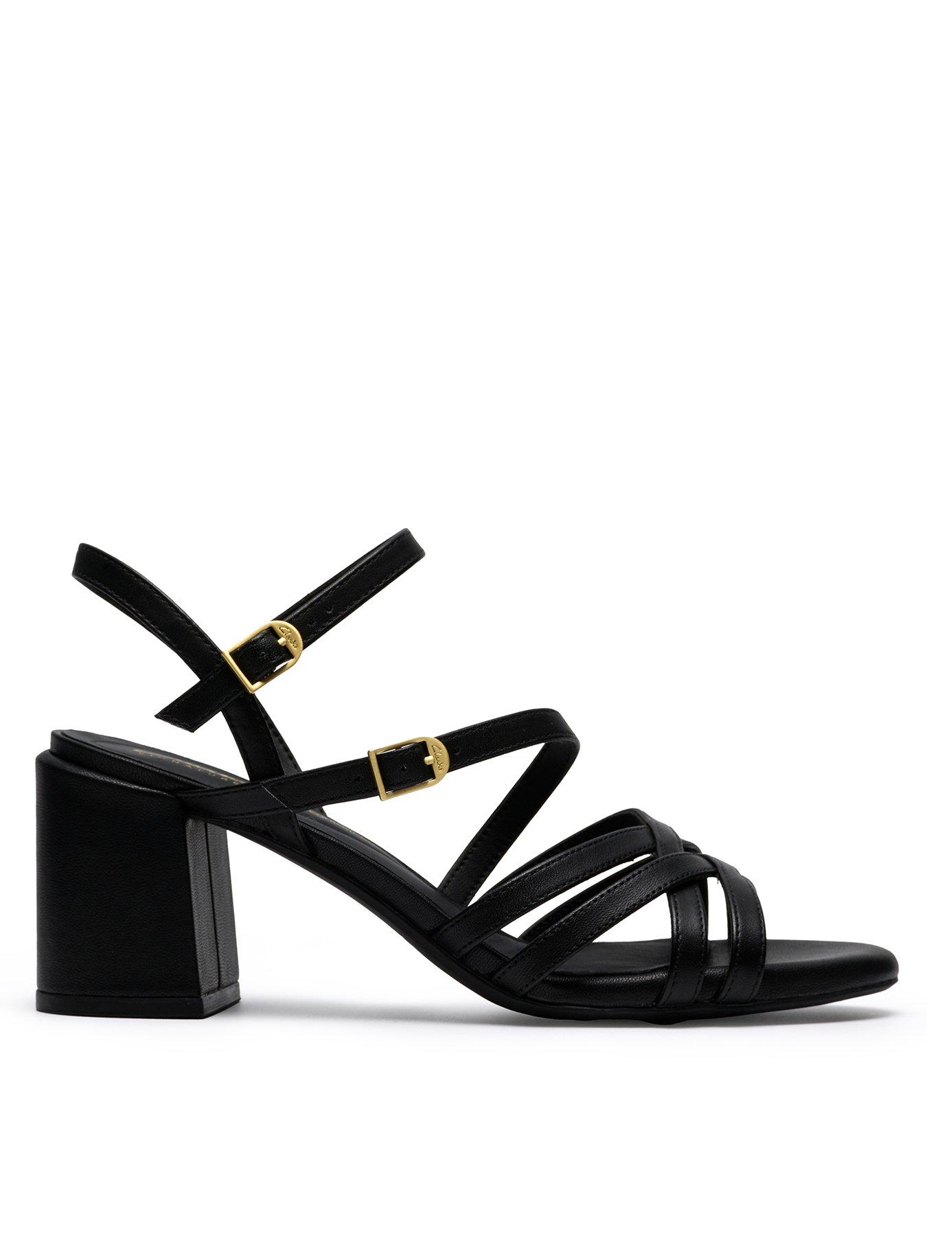 clarks-ezoria-strap-sandals-black-leatherfront
