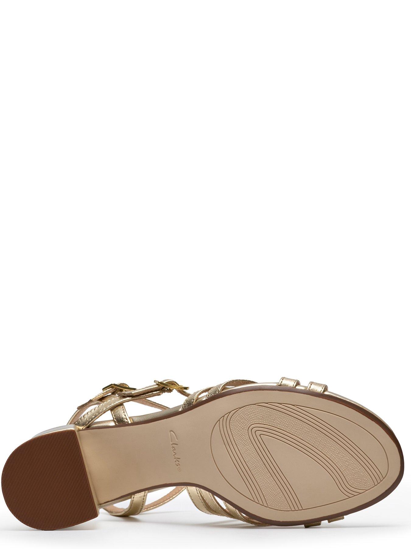 clarks-ezoria-strap-sandals-gold-leatherdetail