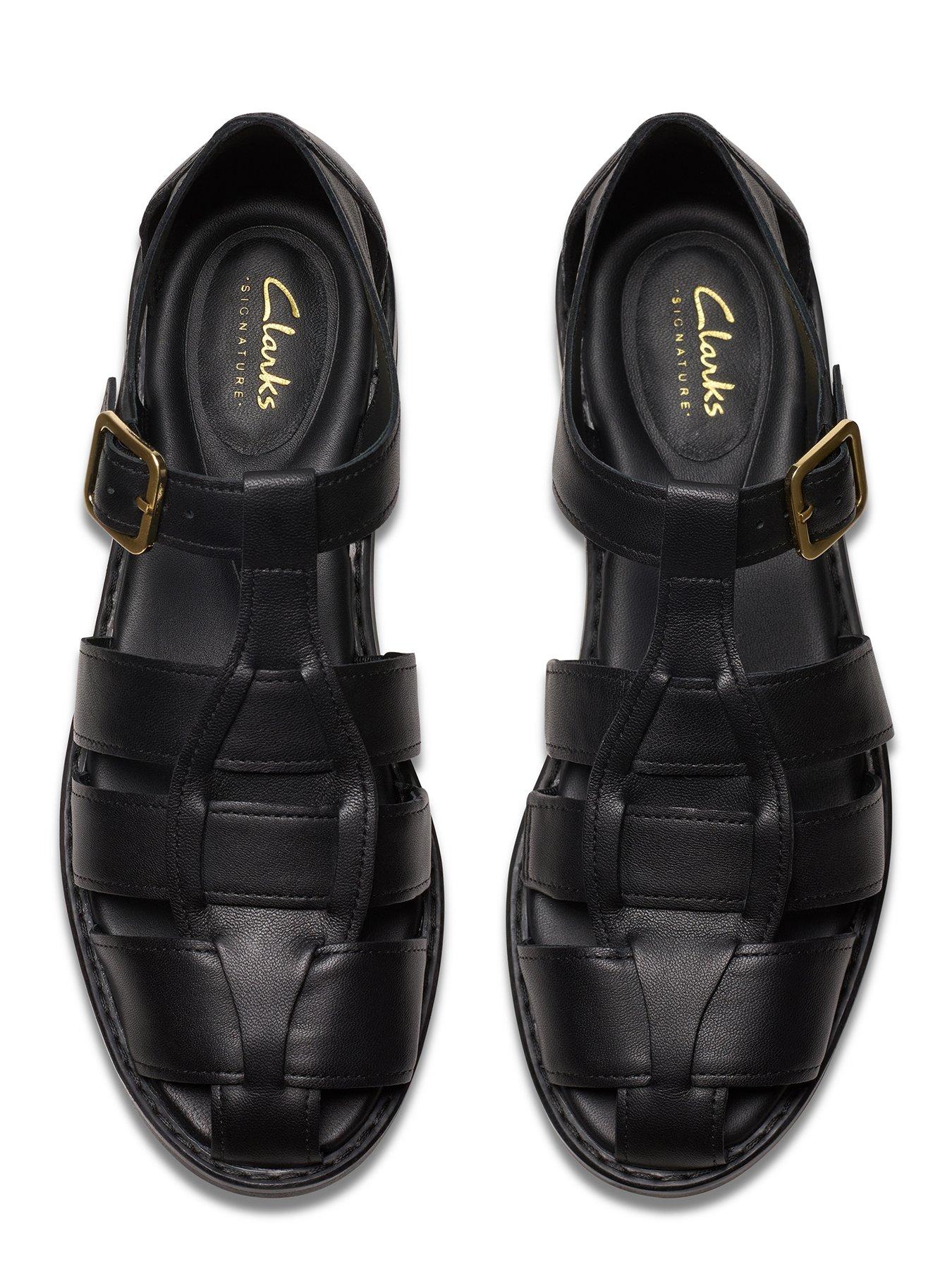 clarks-hana-sun-shoes-black-leatheroutfit