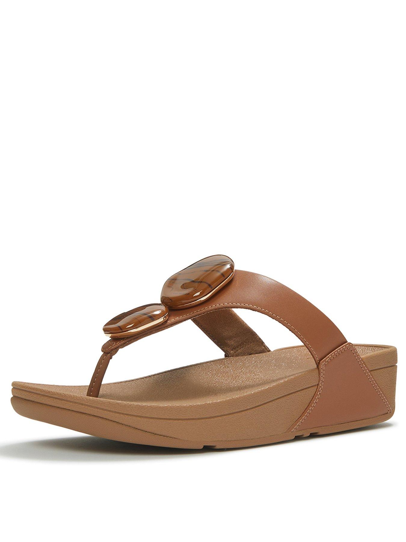 fitflop-lulu-marbled-stone-toe-post-sandals-deep-tanback
