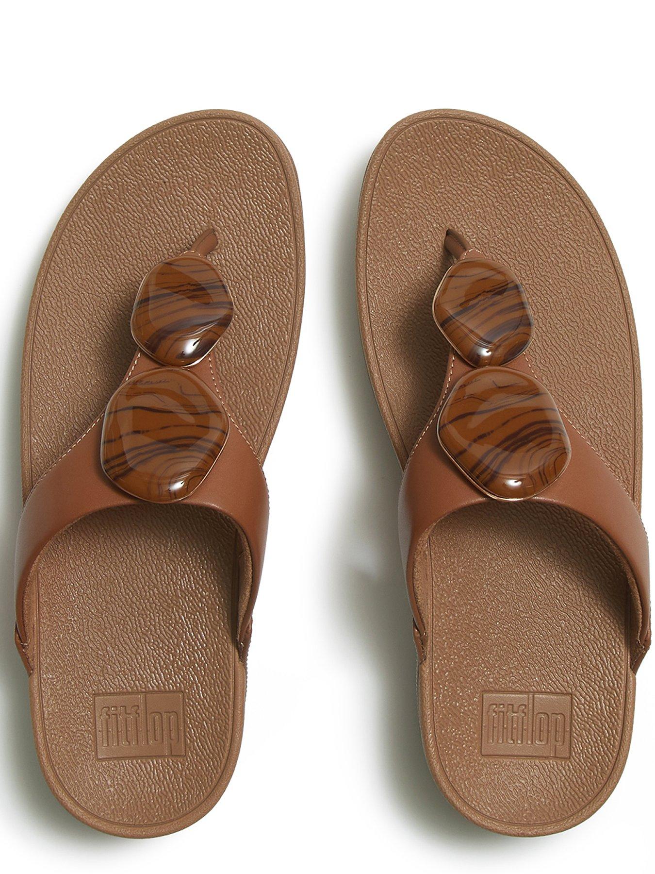 fitflop-lulu-marbled-stone-toe-post-sandals-deep-tandetail