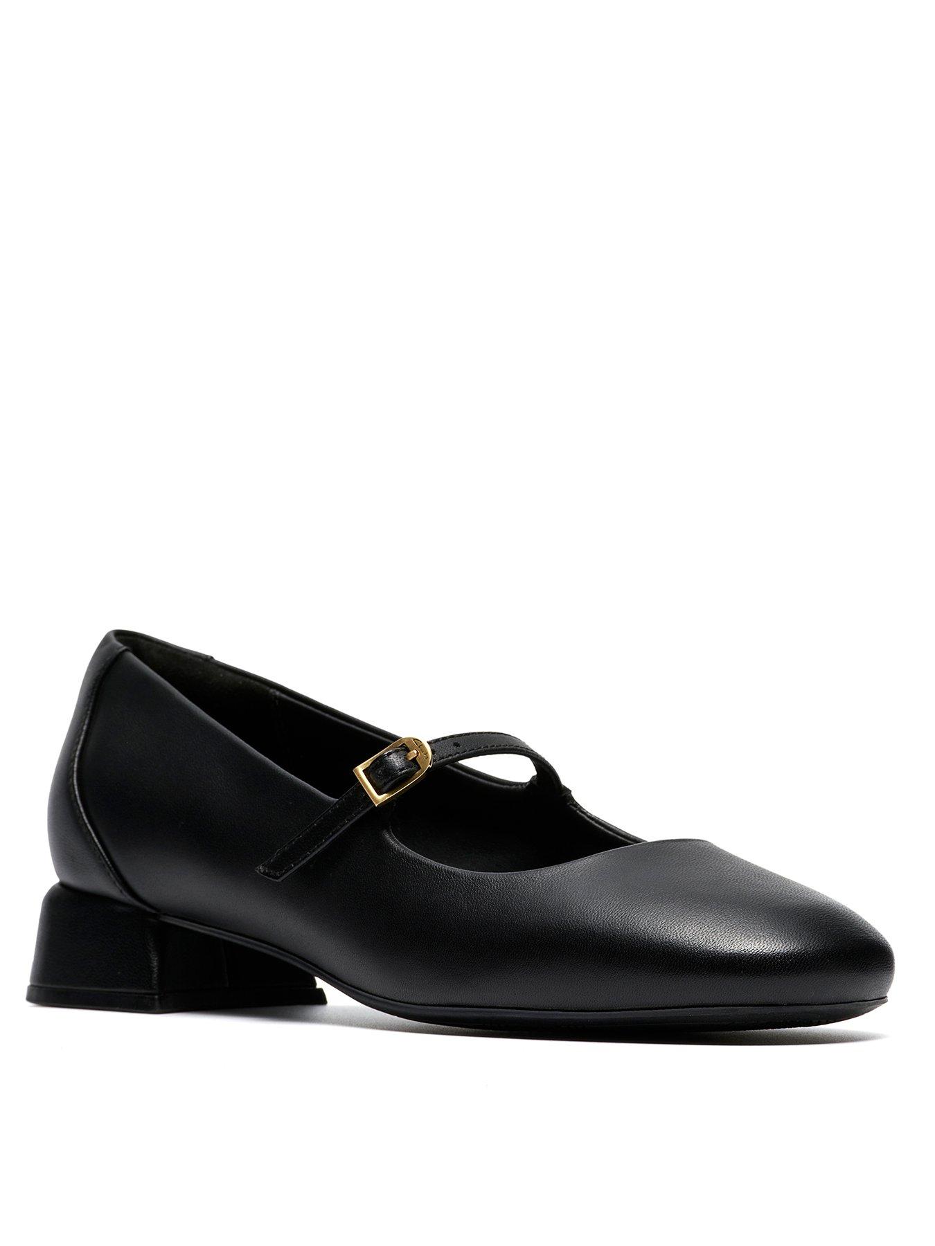 Image 2 of 6 of Clarks Daiss30 Bar Leather Maryjane Shoe - Black