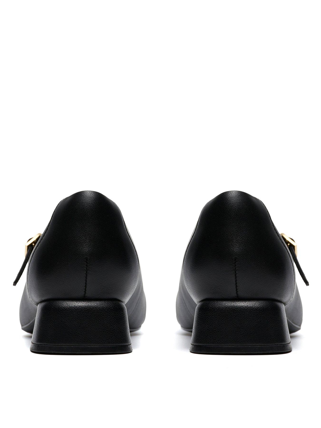 Image 3 of 6 of Clarks Daiss30 Bar Leather Maryjane Shoe - Black