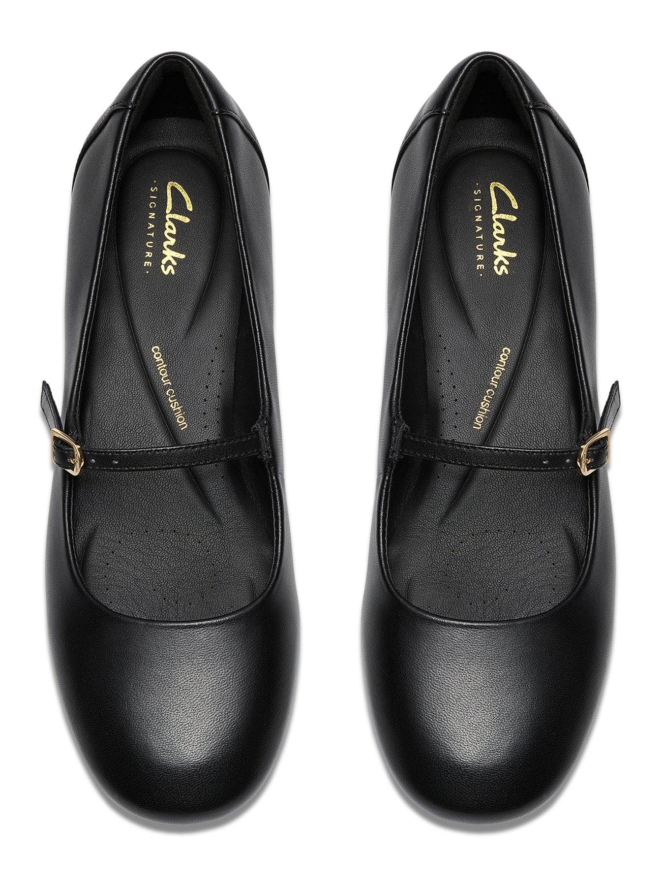 Image 4 of 6 of Clarks Daiss30 Bar Leather Maryjane Shoe - Black