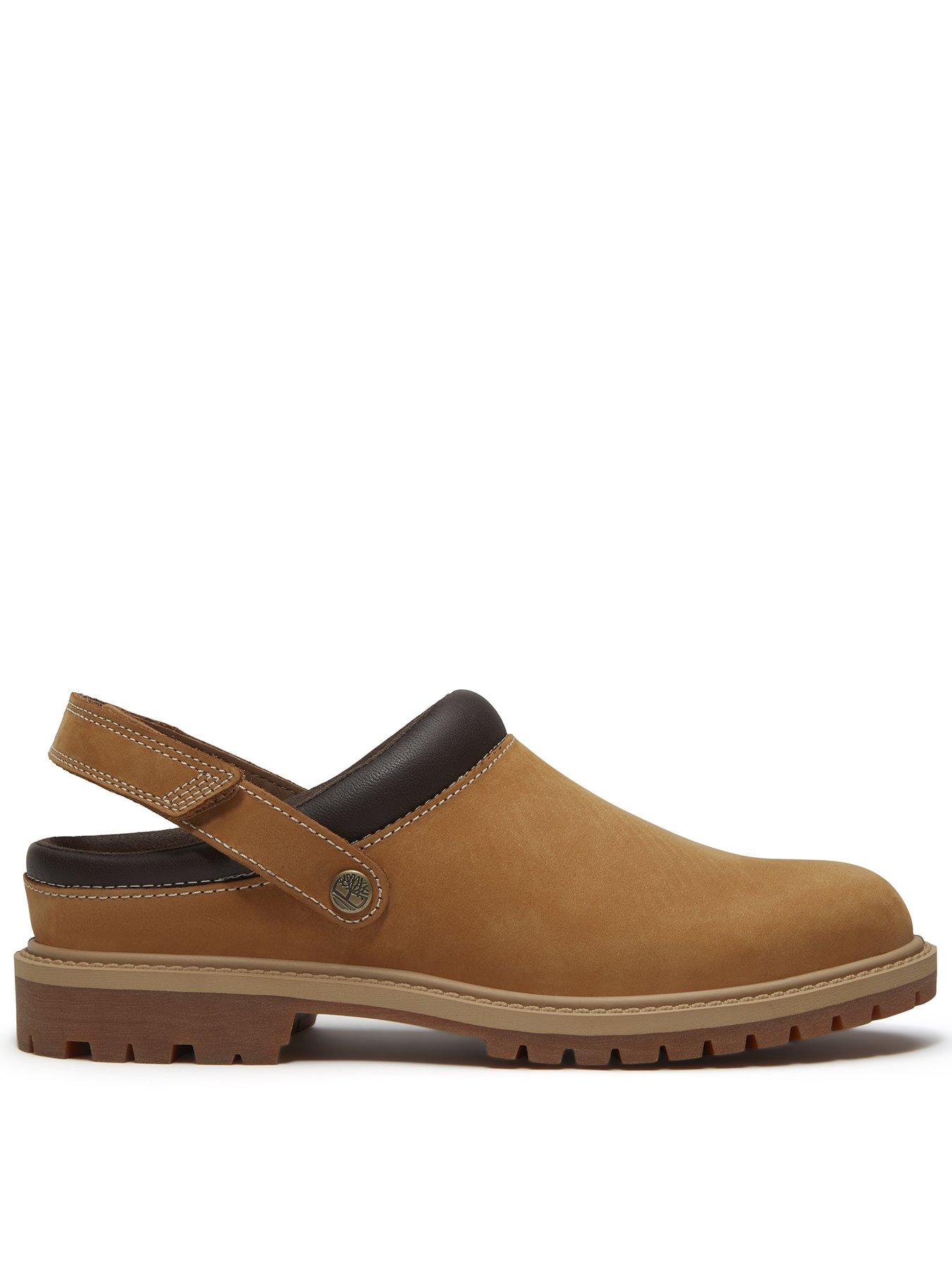 timberland-premium-clog-shoe-brown