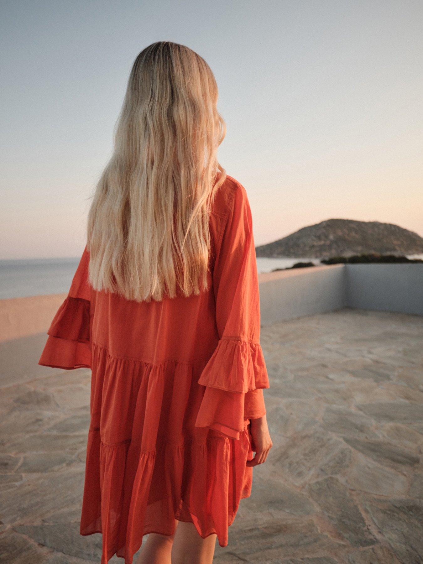 devotion-twins-citrus-dress-orangestillFront