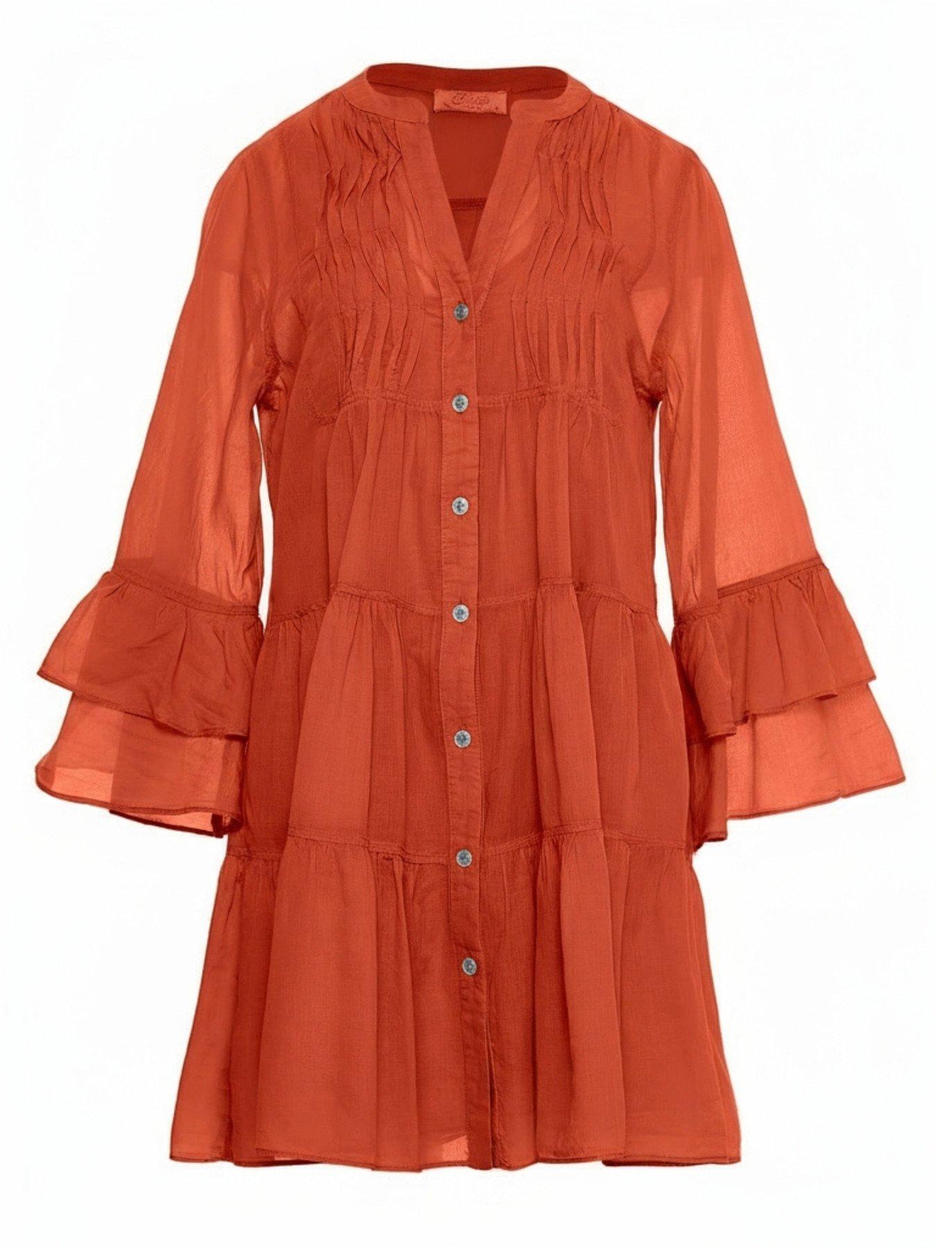 devotion-twins-citrus-dress-orangeoutfit