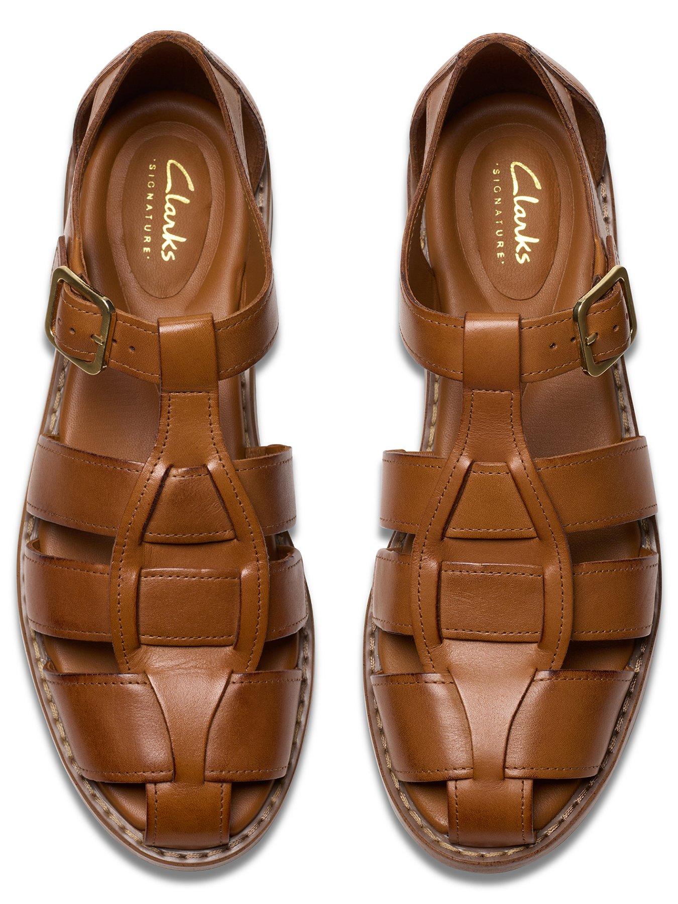 Image 4 of 7 of Clarks Hana Sun Shoes - Tan Leather