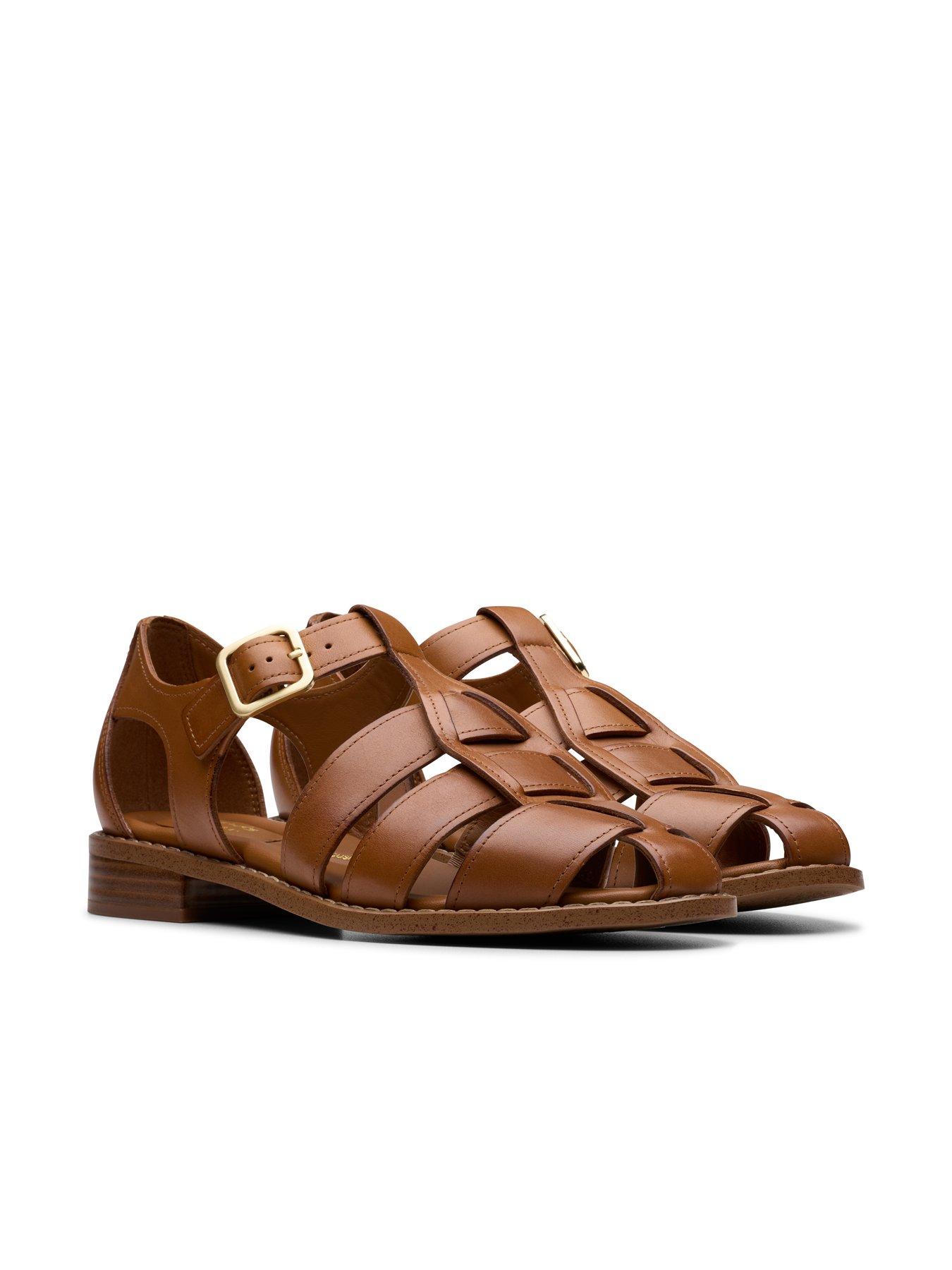 Image 7 of 7 of Clarks Hana Sun Shoes - Tan Leather