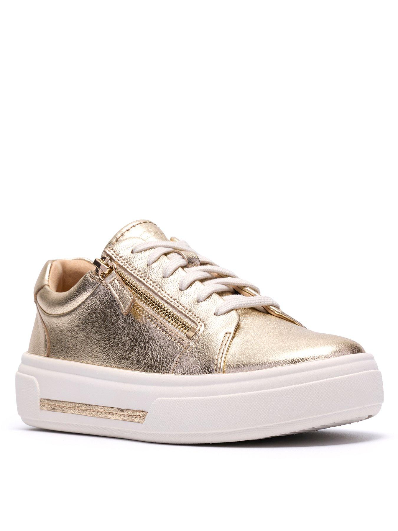 clarks-hollyrose-zip-shoes-gold-leatherstillFront