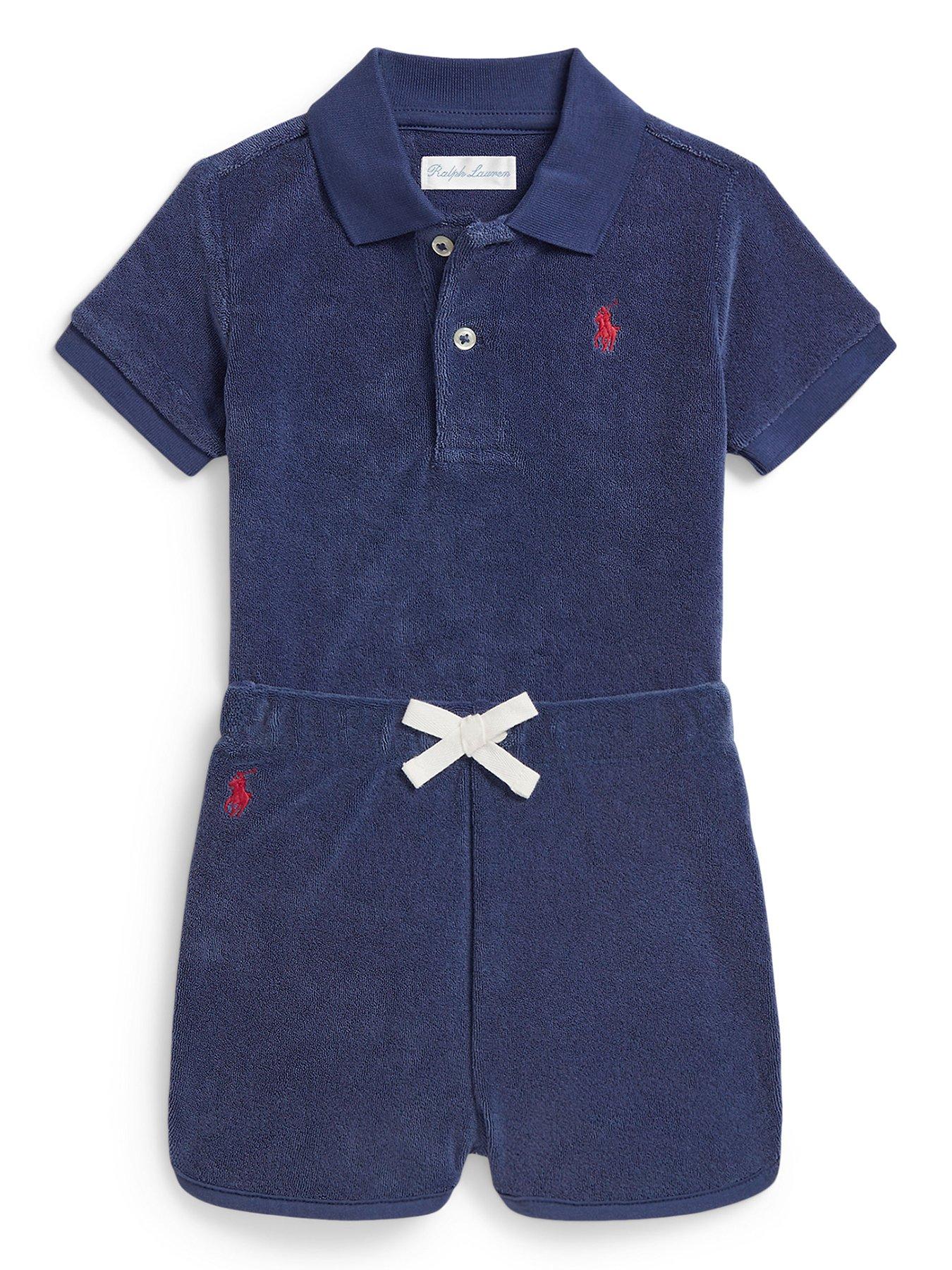 Polo Ralph Lauren Baby Boys Shirt And Short Set - Navy