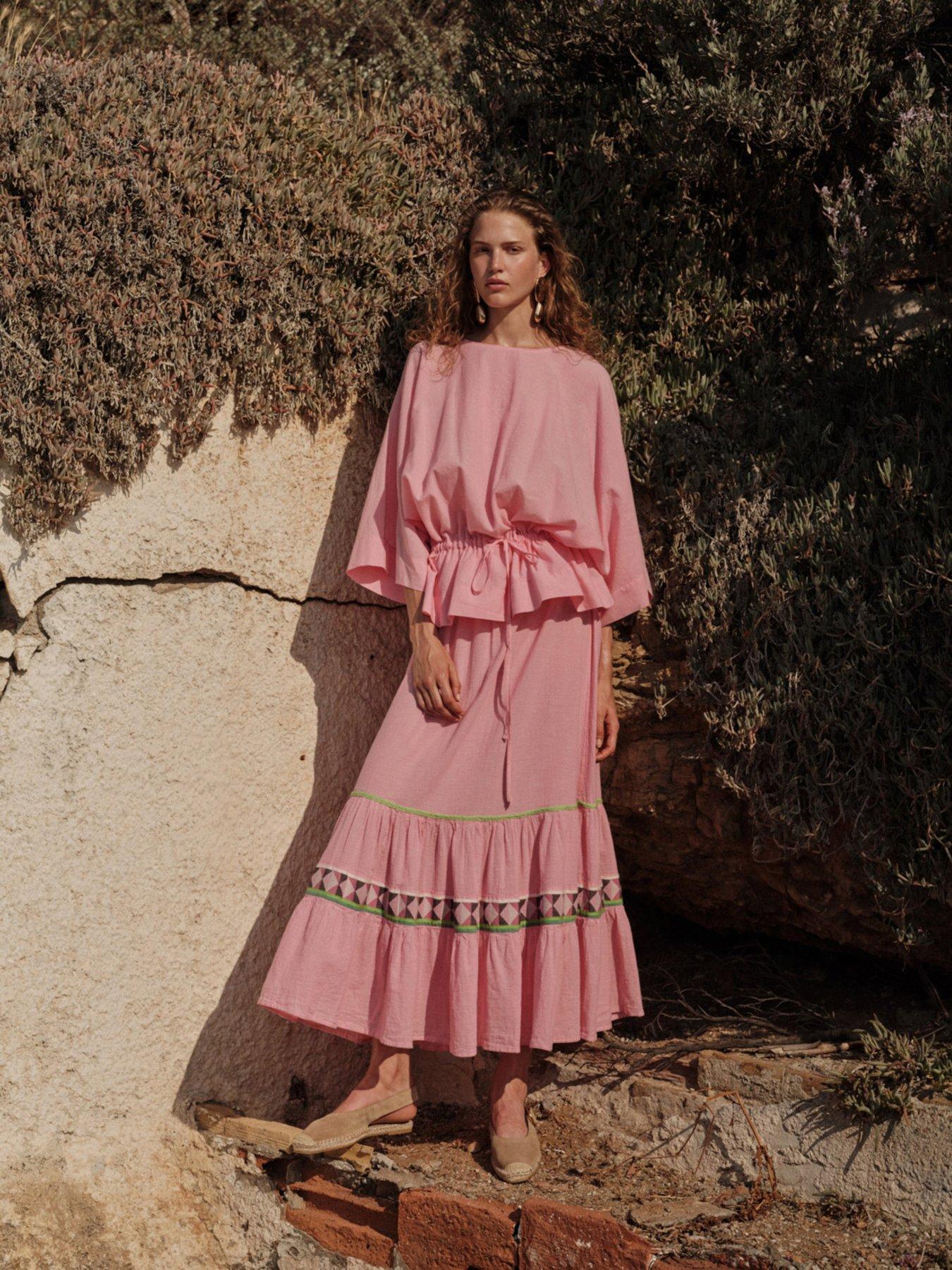 Image 1 of 5 of Devotion Twins Amara Skirt - Pink