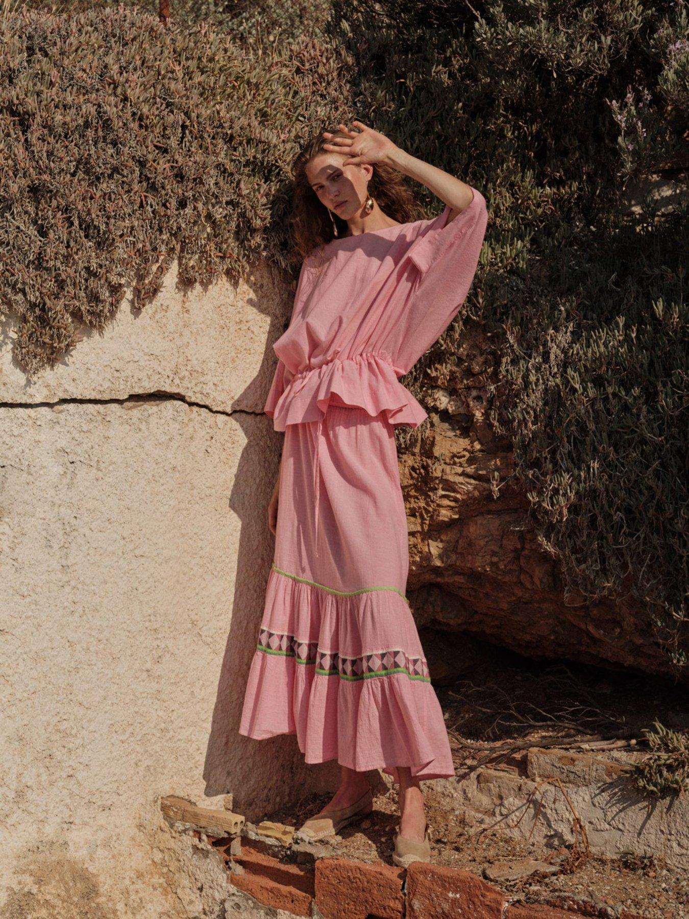 Image 2 of 5 of Devotion Twins Amara Skirt - Pink
