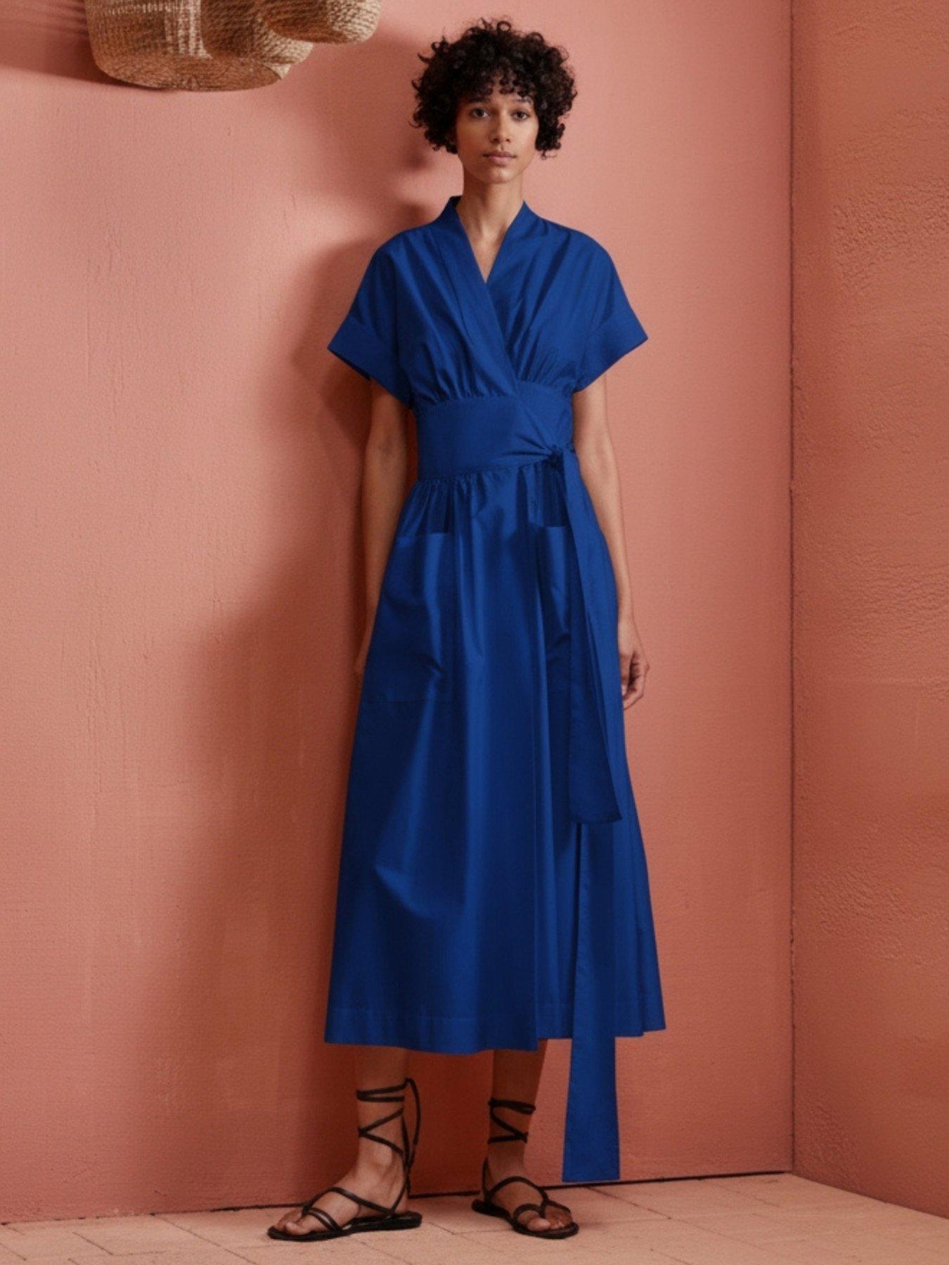 Image 1 of 3 of Devotion Twins Gimena Dress - Blue