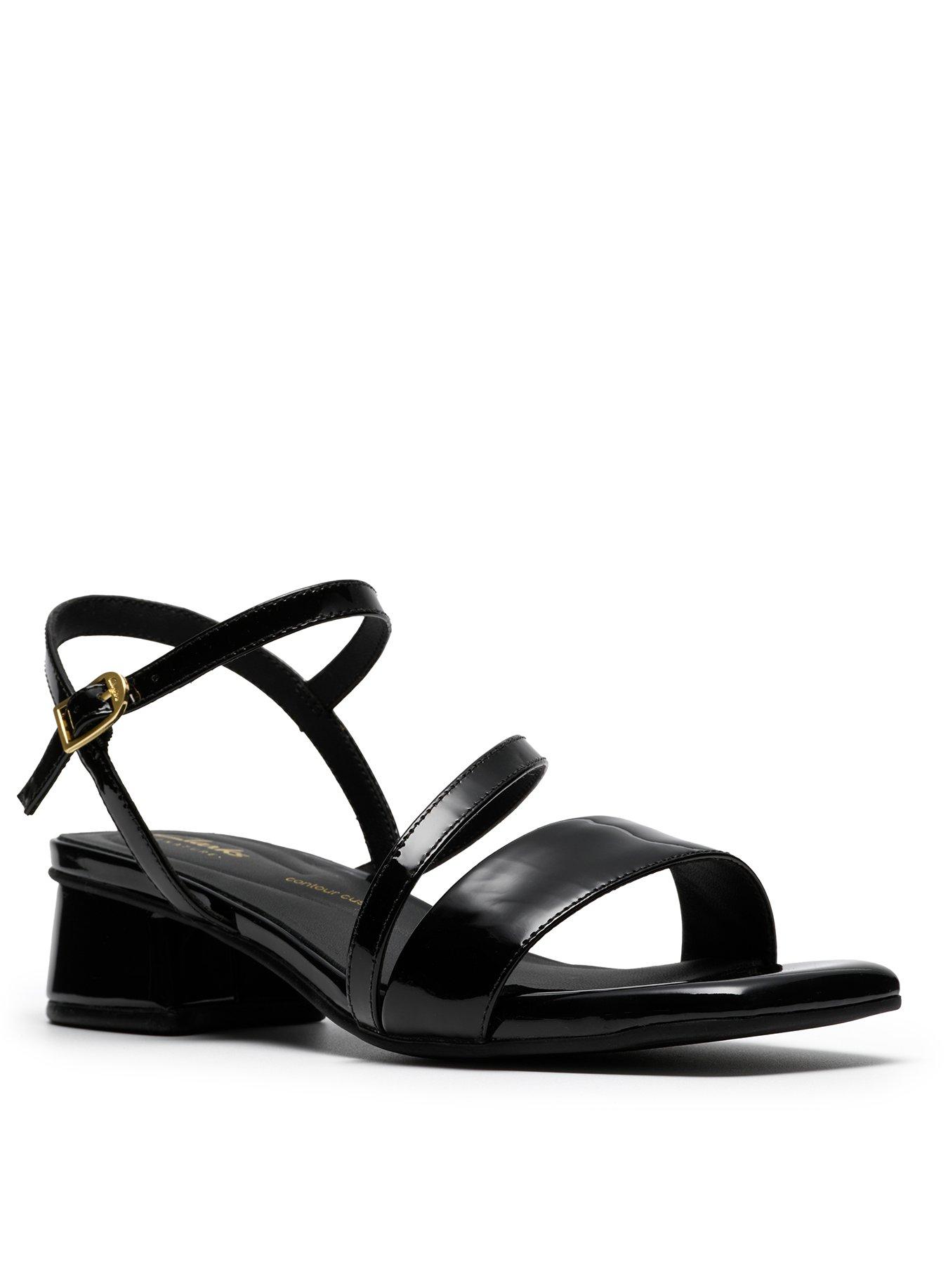Image 2 of 6 of Clarks Serina35 Strap Sandals - Black Pat