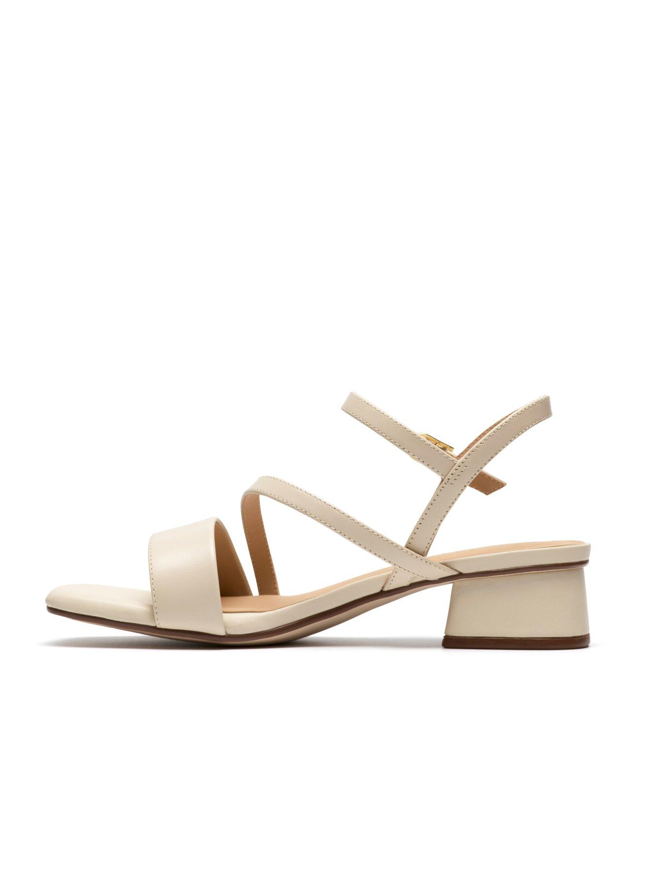 Image 6 of 6 of Clarks Serina35 Strap Sandals - Cream Leather