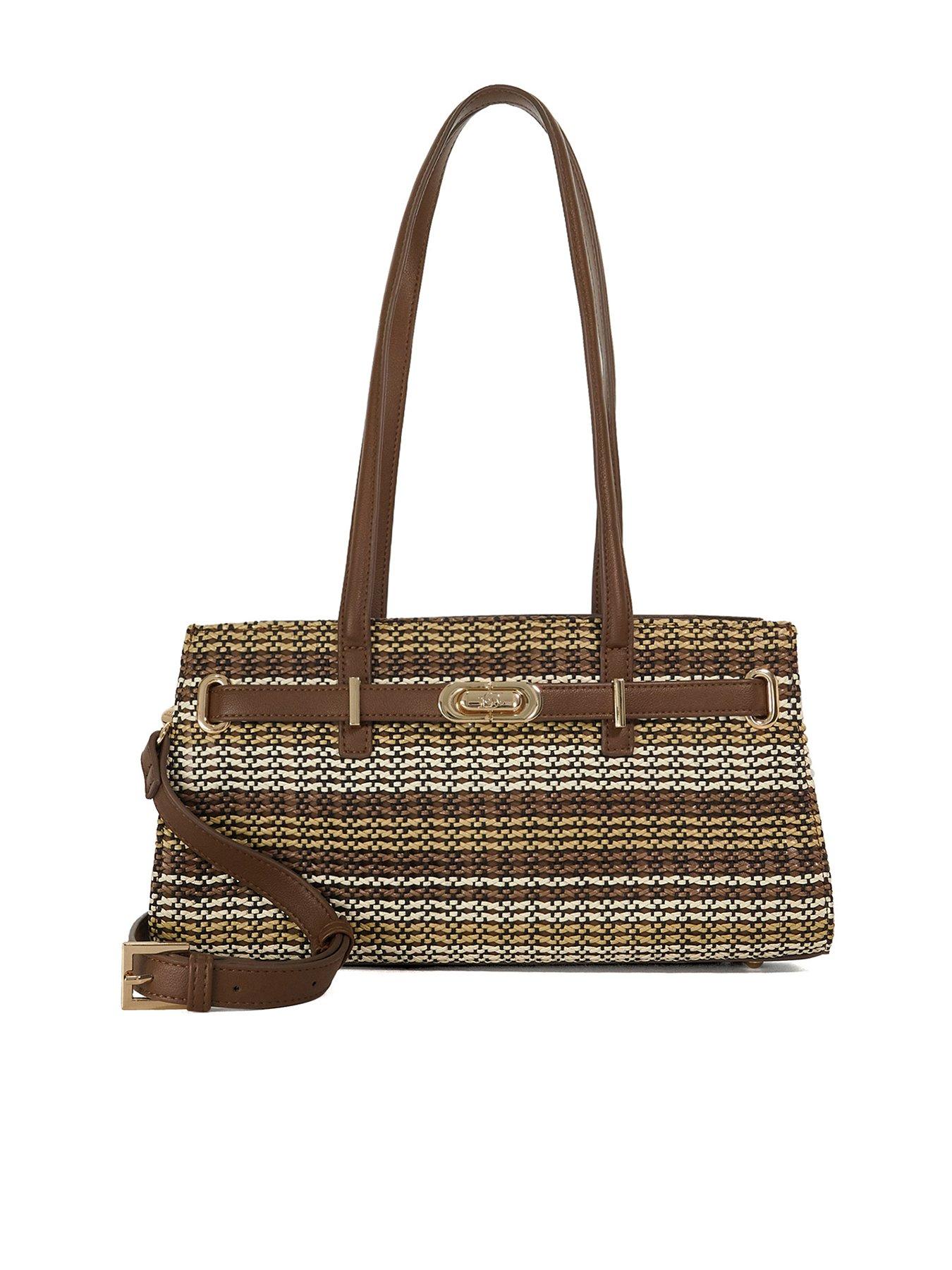 Dune London Depend Leather Shoulder Bag - Tan