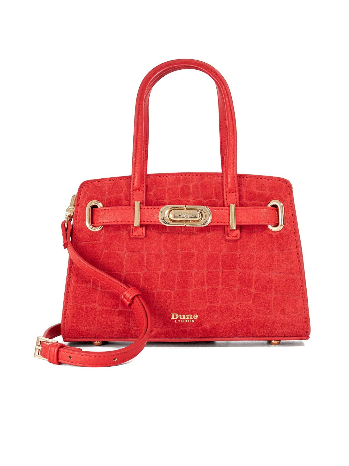 Image 1 of 6 of Dune London Dinkydefine Belted Grab Bag - Red