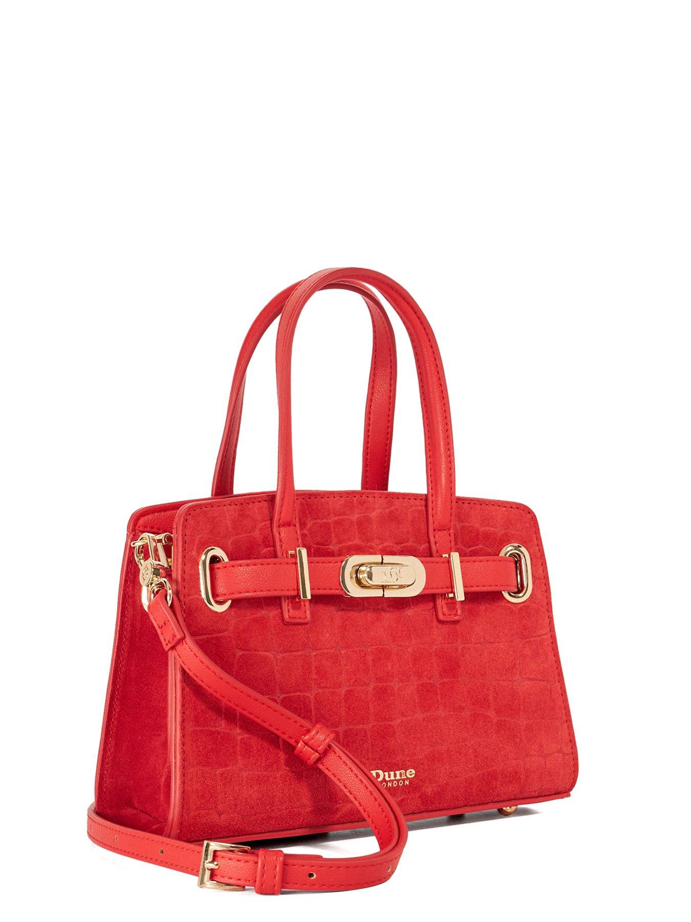 Image 3 of 6 of Dune London Dinkydefine Belted Grab Bag - Red