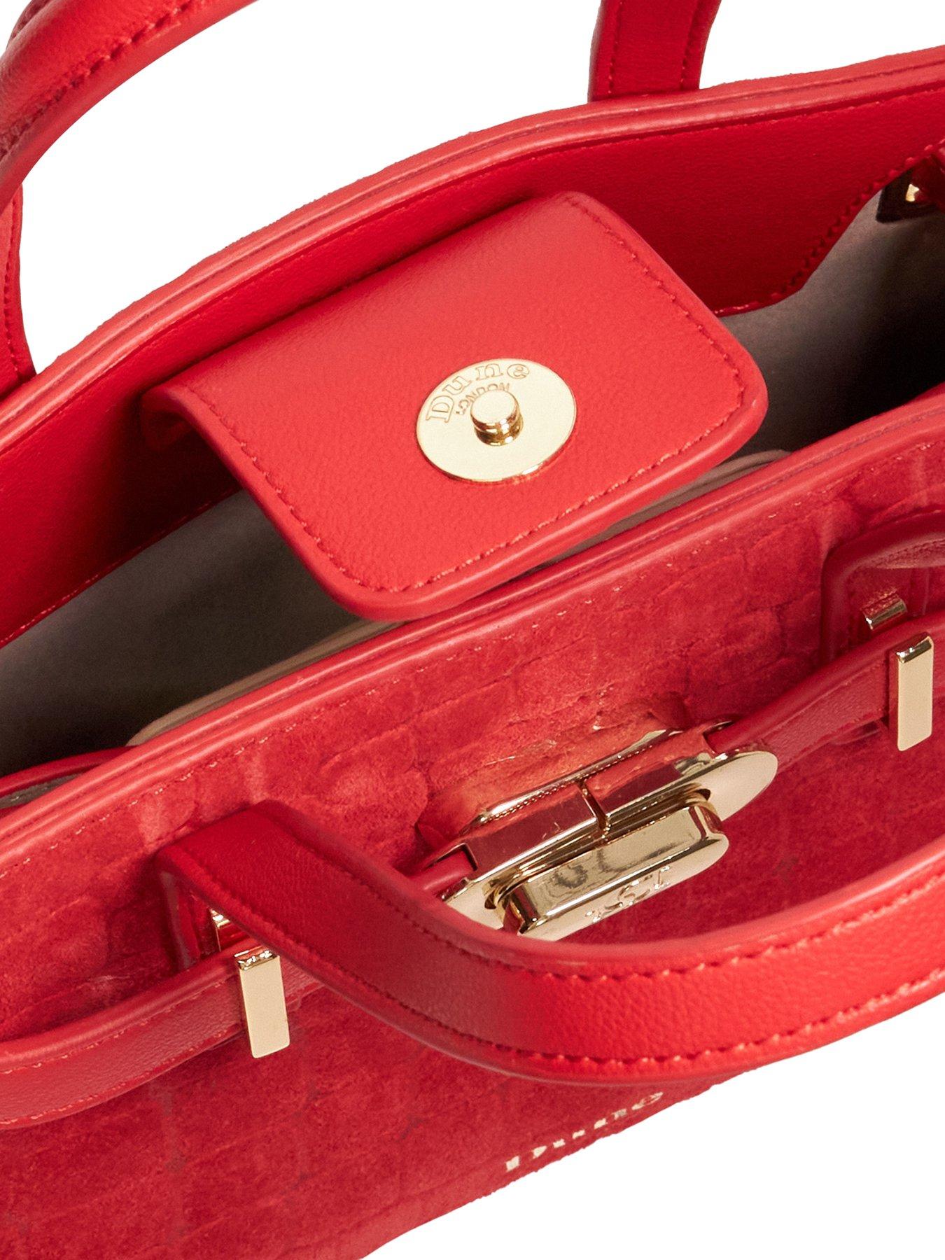 Image 5 of 6 of Dune London Dinkydefine Belted Grab Bag - Red