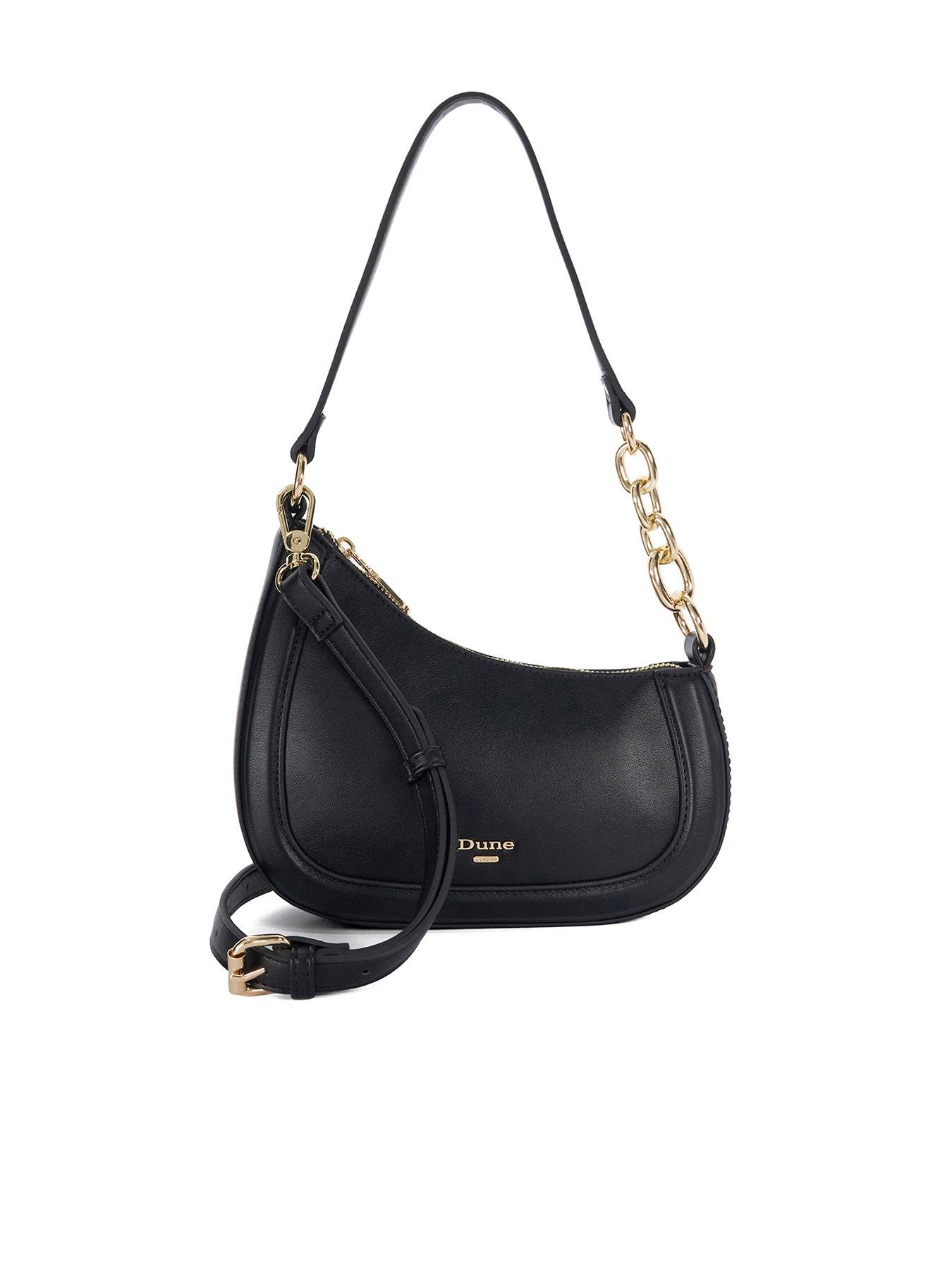 dune-london-direction-chain-detail-shoulder-bag-black