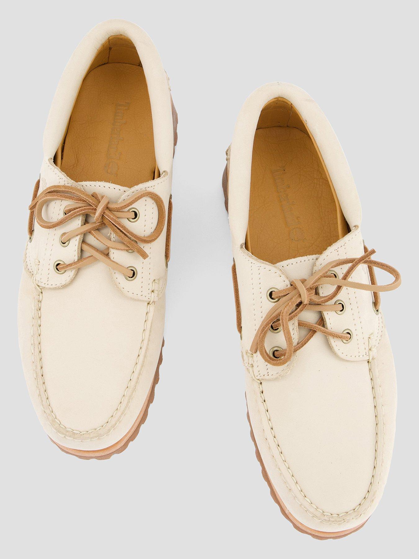 Image 3 of 7 of Timberland Authentic Boat Shoe - Light Beige