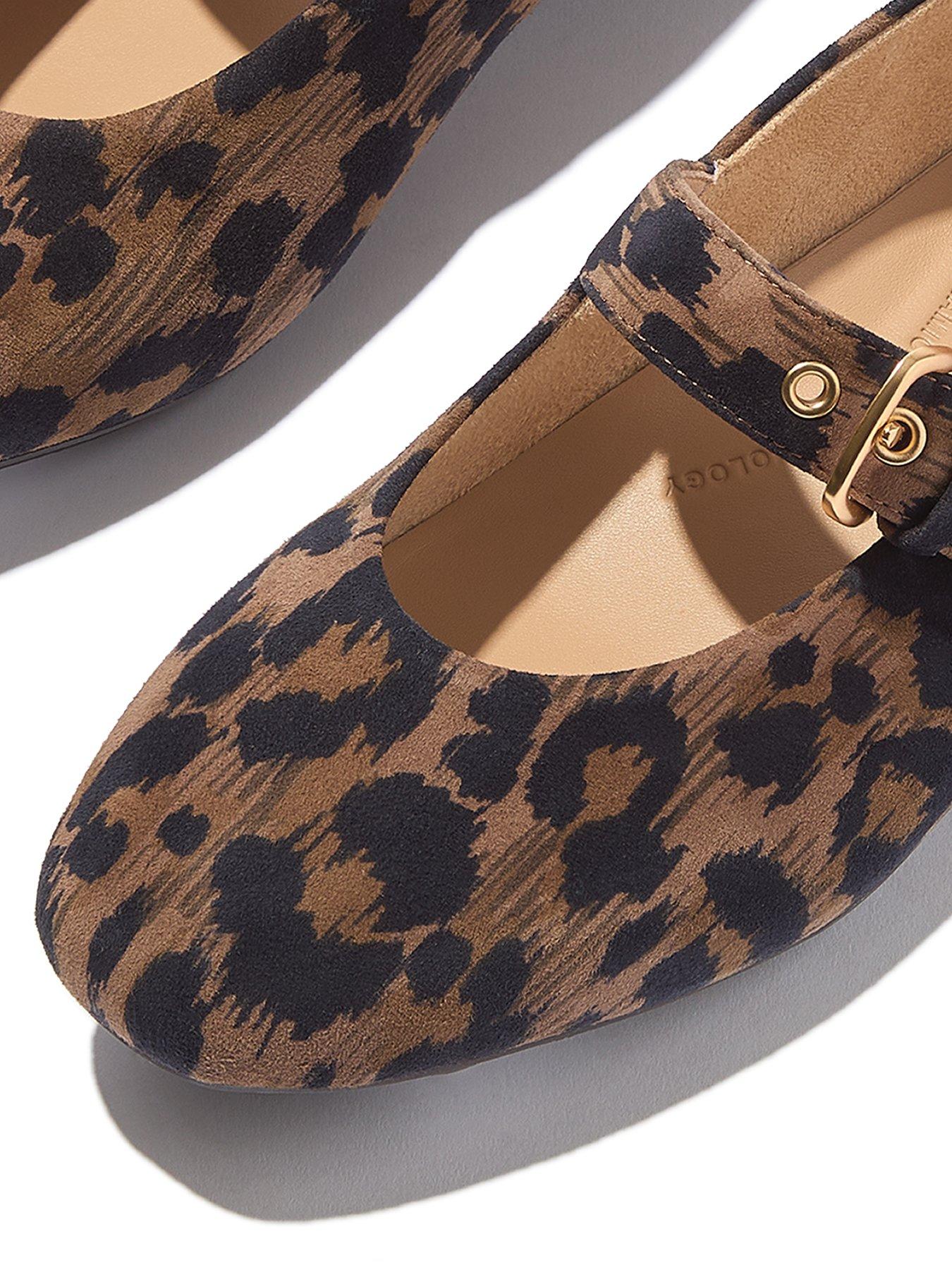 Image 4 of 7 of FitFlop Delicato Mary Jane Leopard Shoe - Leopard