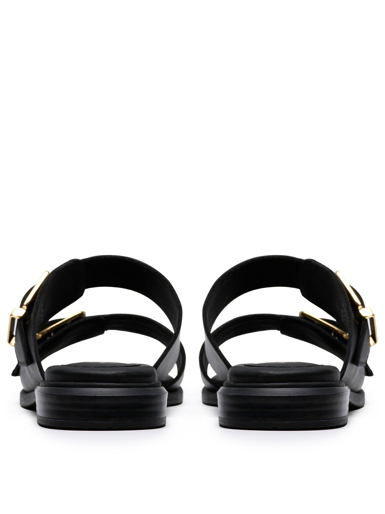 Image 3 of 6 of Clarks Ariany Bay Sandals - Black Leather