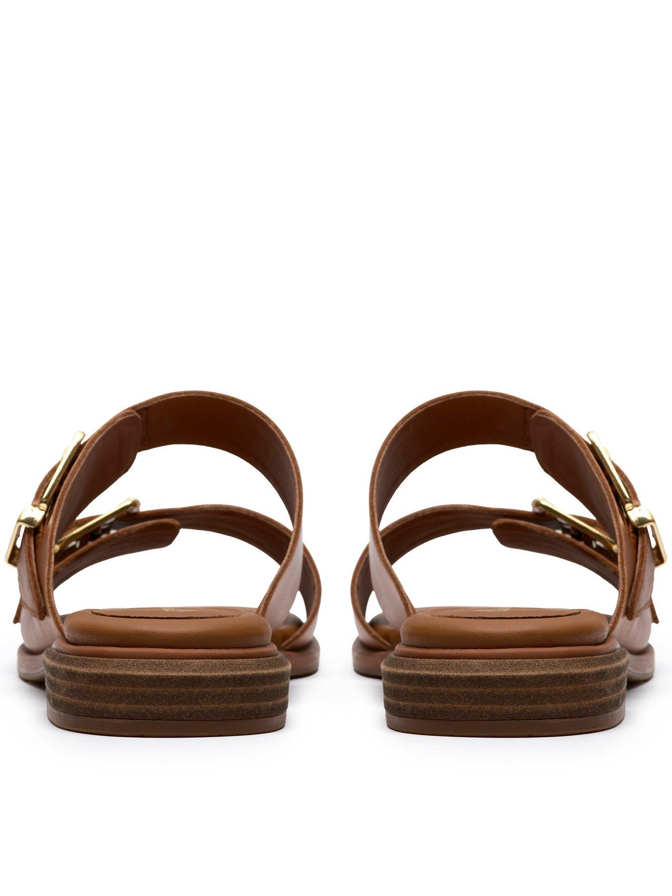 Image 3 of 6 of Clarks Ariany Bay Sandals - Tan Leather