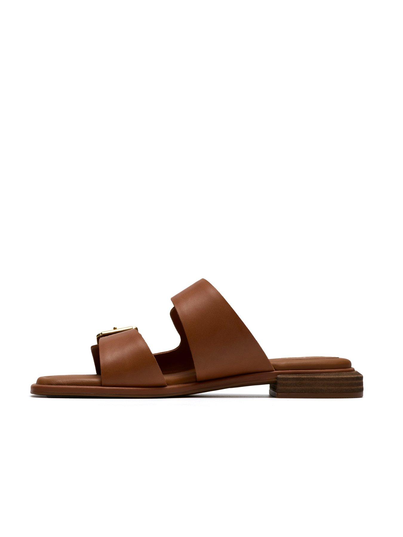 Image 6 of 6 of Clarks Ariany Bay Sandals - Tan Leather