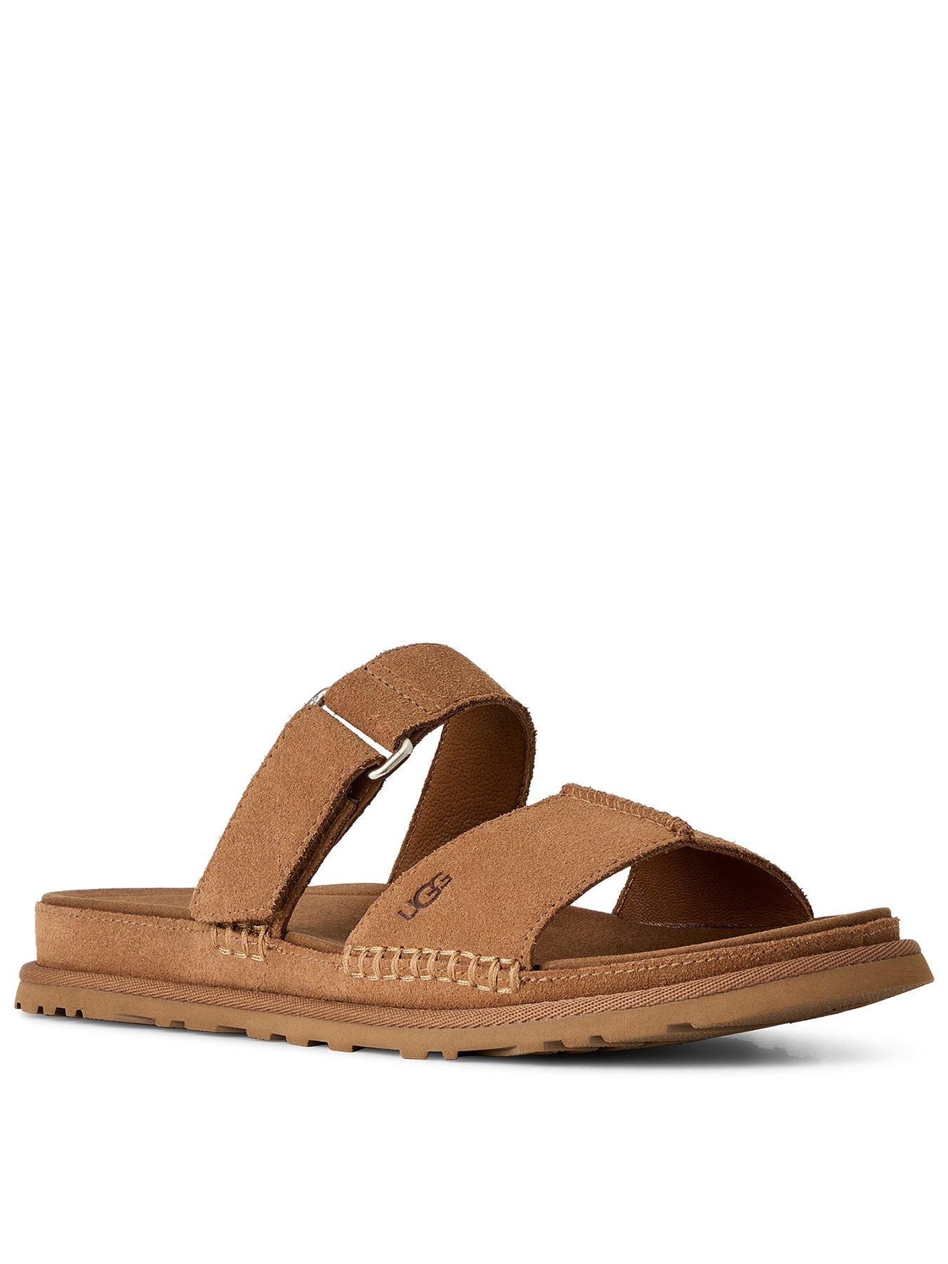 UGG Goldengaze Slide Sandals - Chestnut