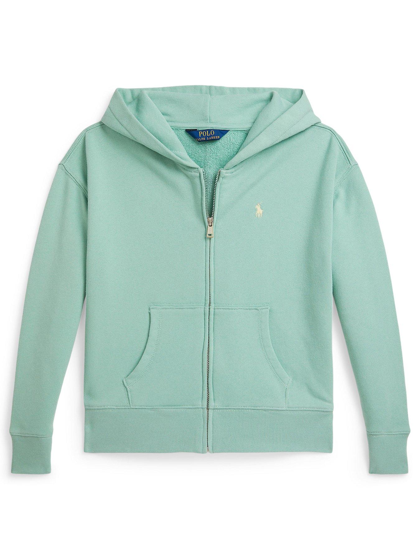 Polo Ralph Lauren Girls Full Zip Hoodie - Green