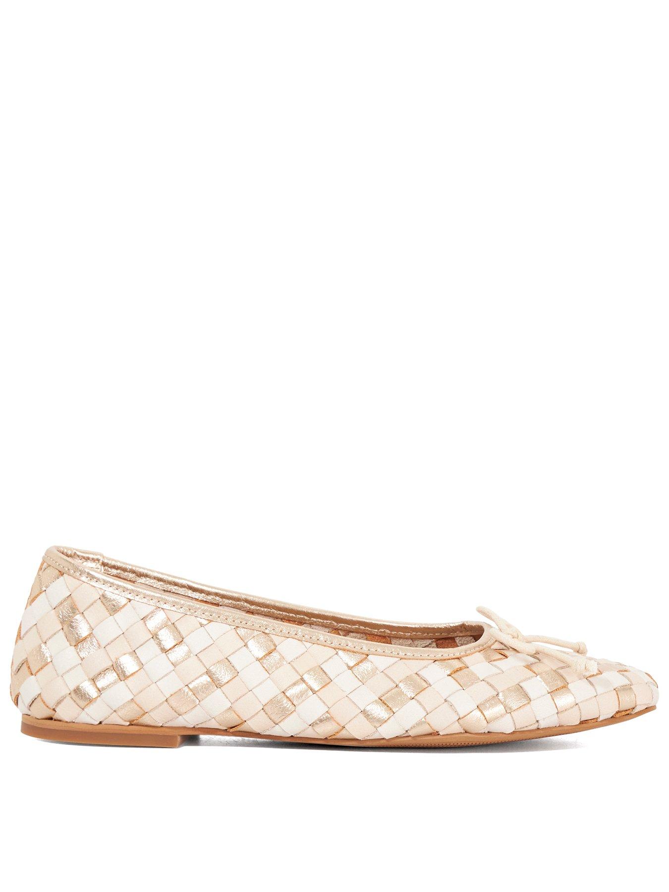 dune-london-heat-woven-leather-ballerina-cream