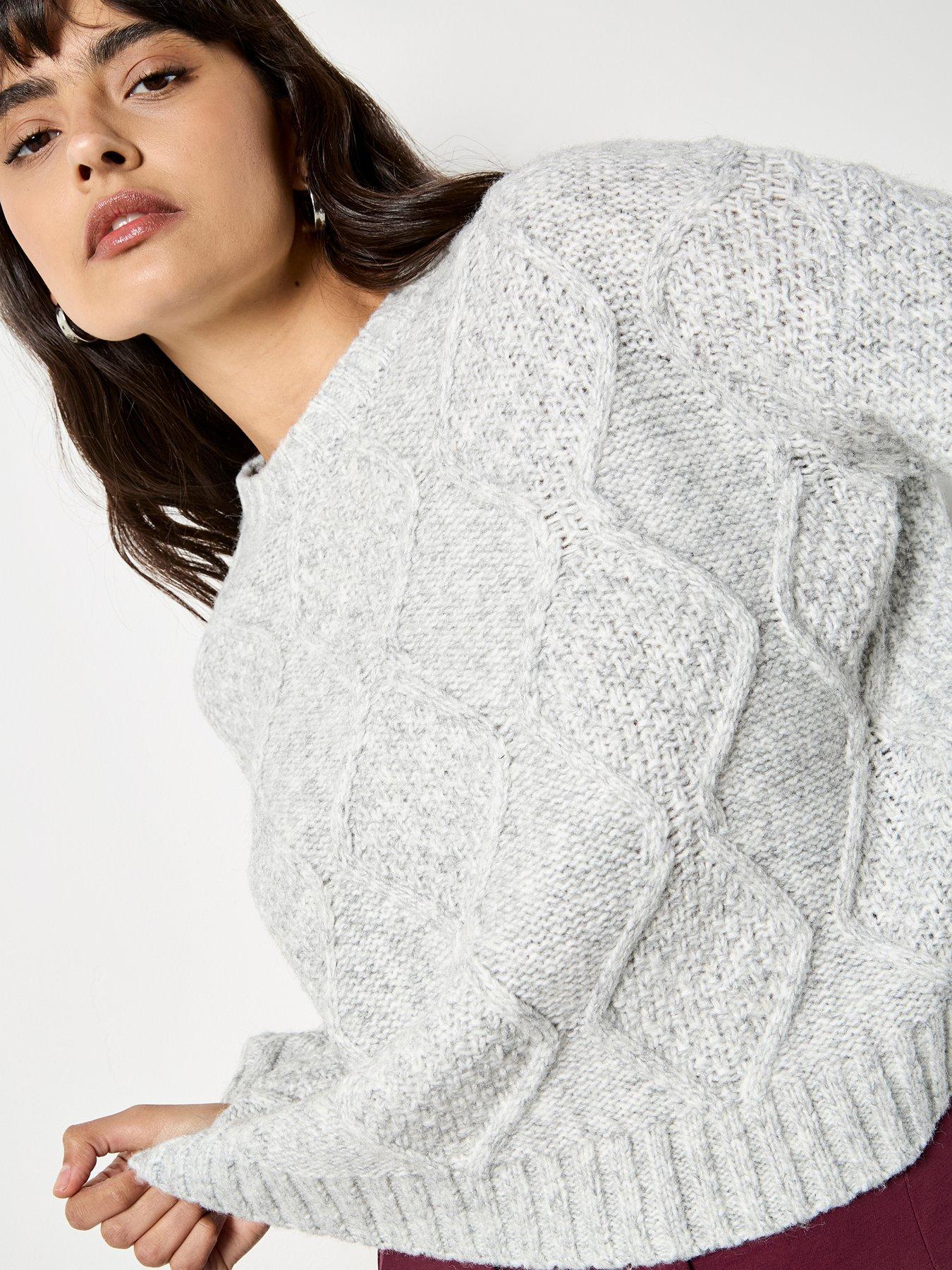 apricot-cable-front-chunky-crop-jumper-greyoutfit
