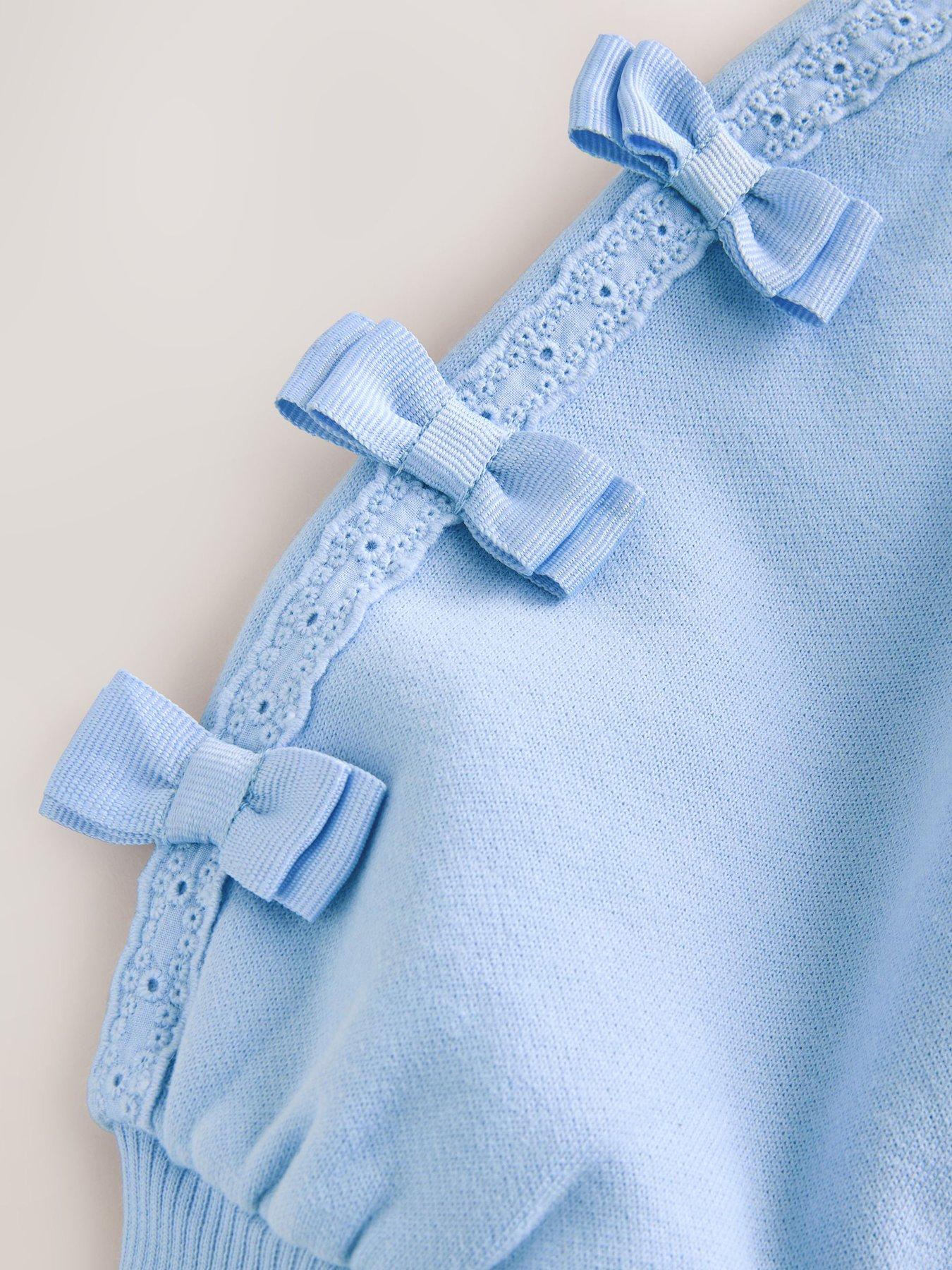 ted-baker-younger-girls-bow-sleeve-set-bluedetail