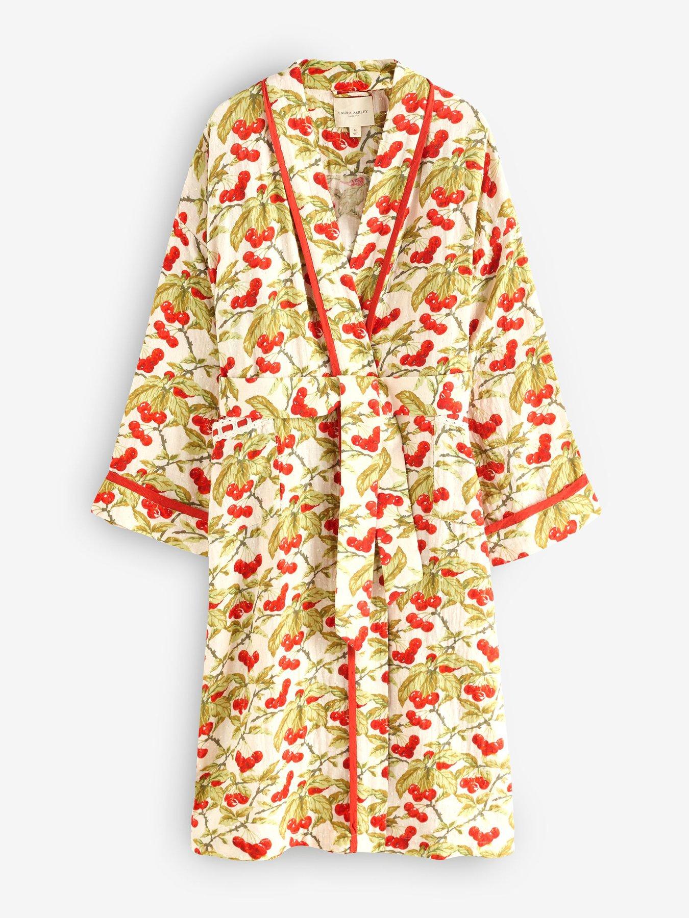Image 6 of 7 of Laura Ashley Apple Robe - Green