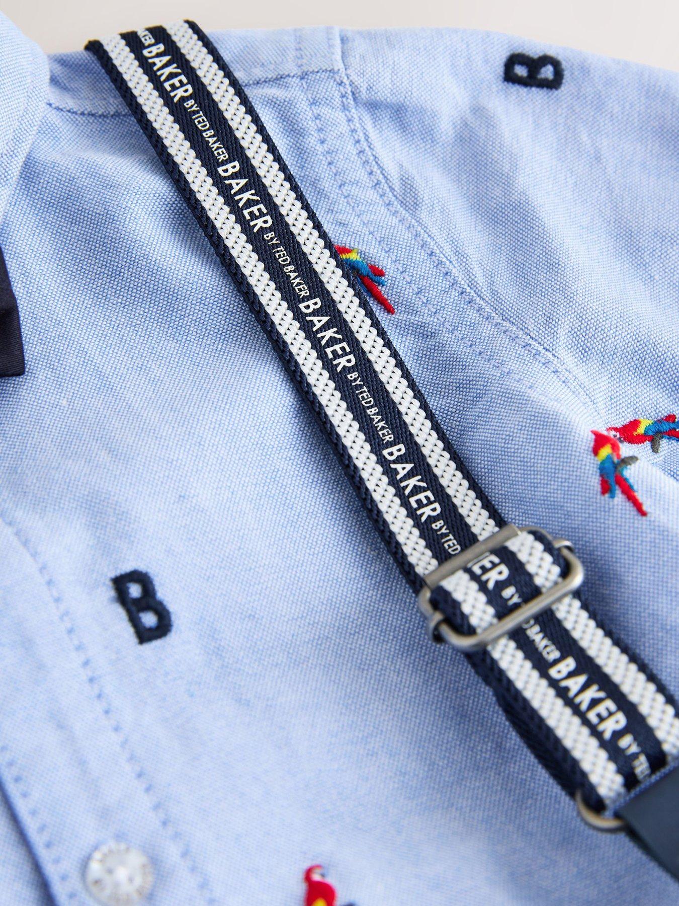 Image 5 of 7 of Ted Baker Younger Boys Parrot Brace Set - Blue