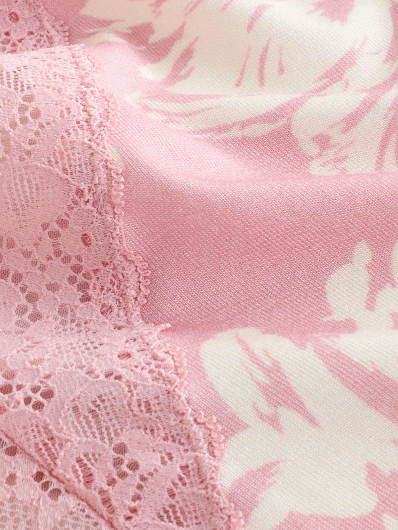 Image 6 of 6 of Laura Ashley Gosford Sleep T-Shirt Nightie - Pink