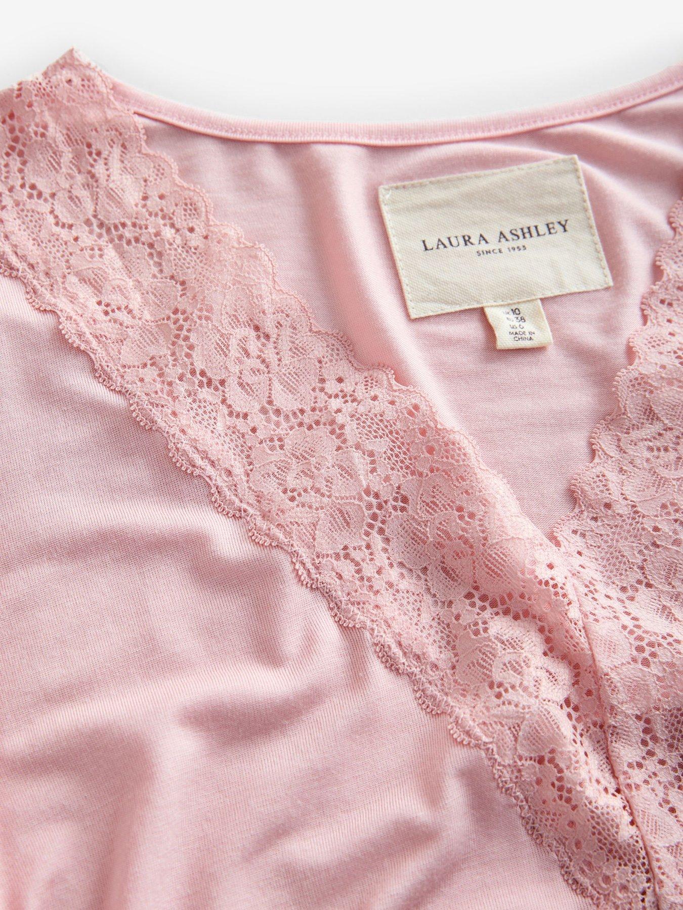 Image 6 of 7 of Laura Ashley Modal Sleep Nightdress Plain - Pink