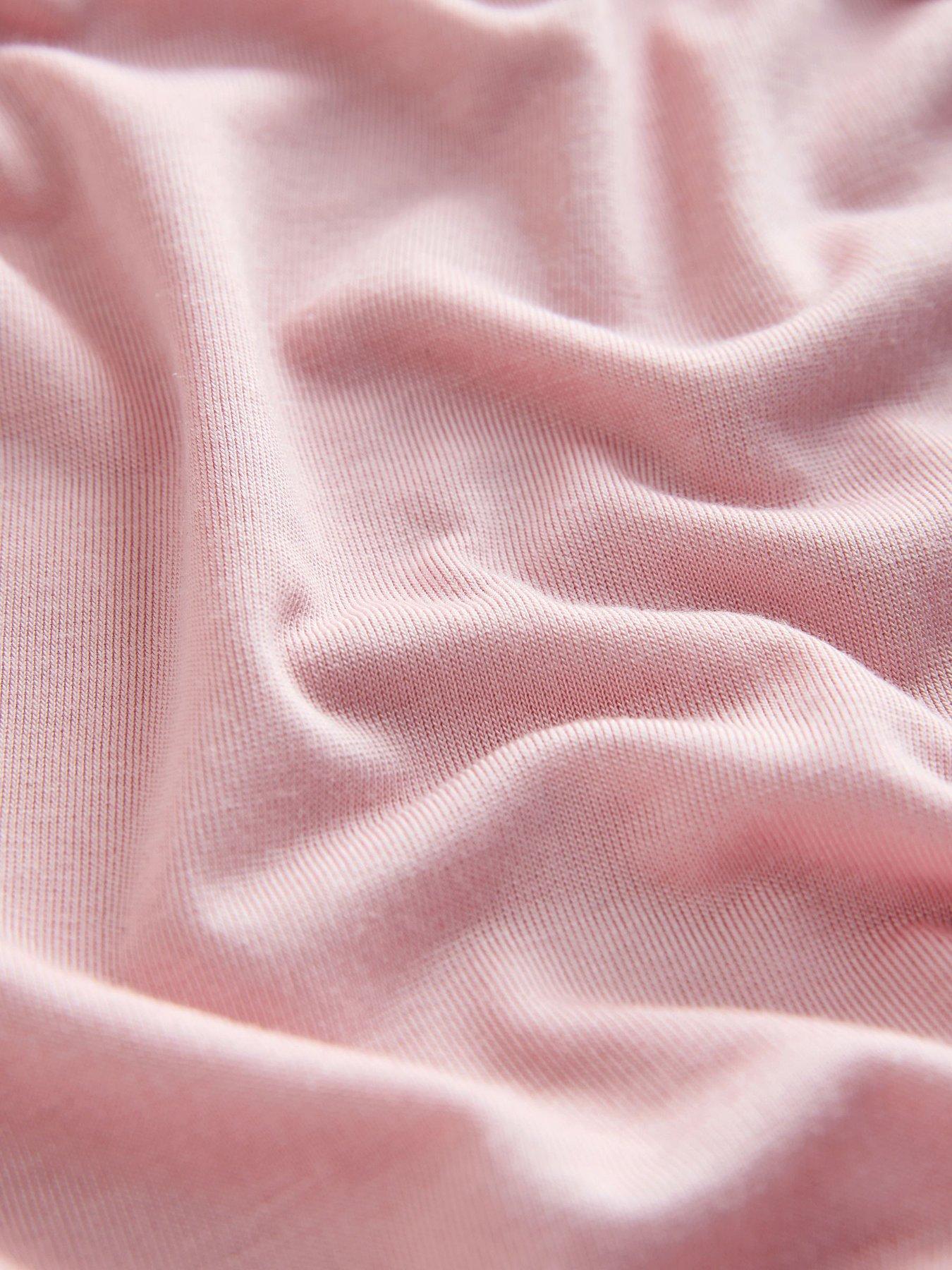 Image 7 of 7 of Laura Ashley Modal Sleep Nightdress Plain - Pink