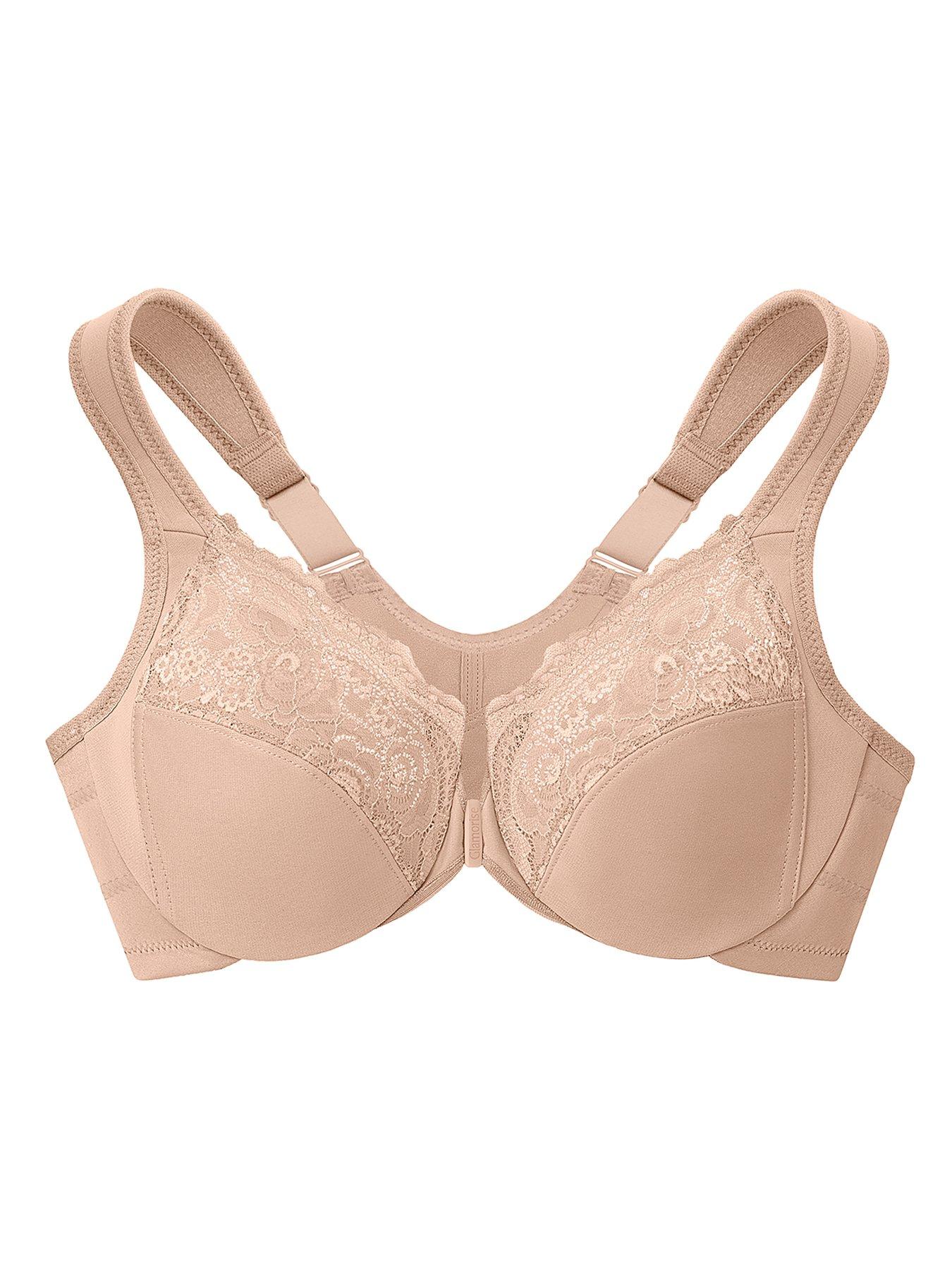 Image 4 of 6 of Glamorise 1255 Wonder Wire Bra - Cafe