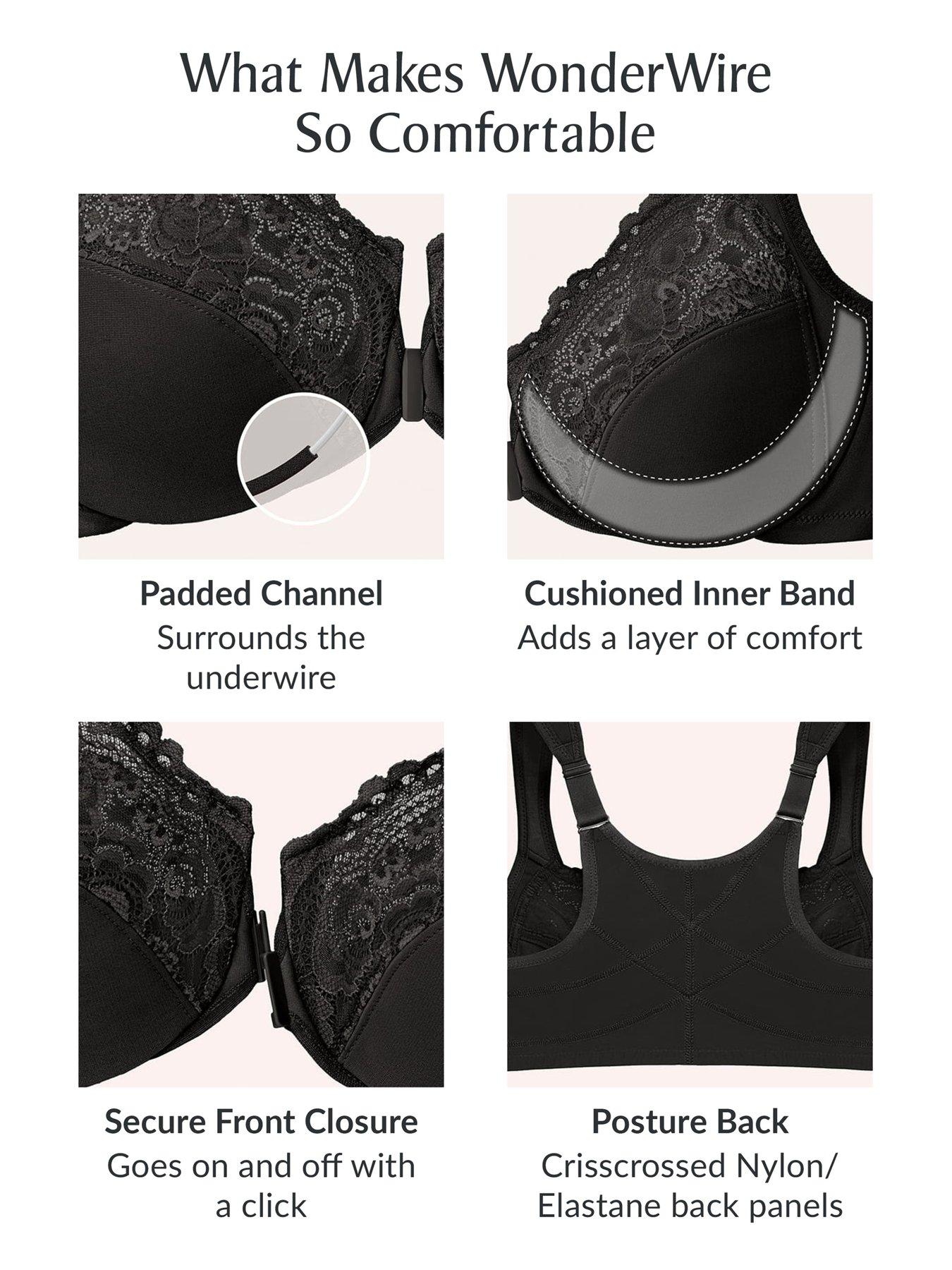 Image 6 of 6 of Glamorise 1255 Wonder Wire Bra - Cafe