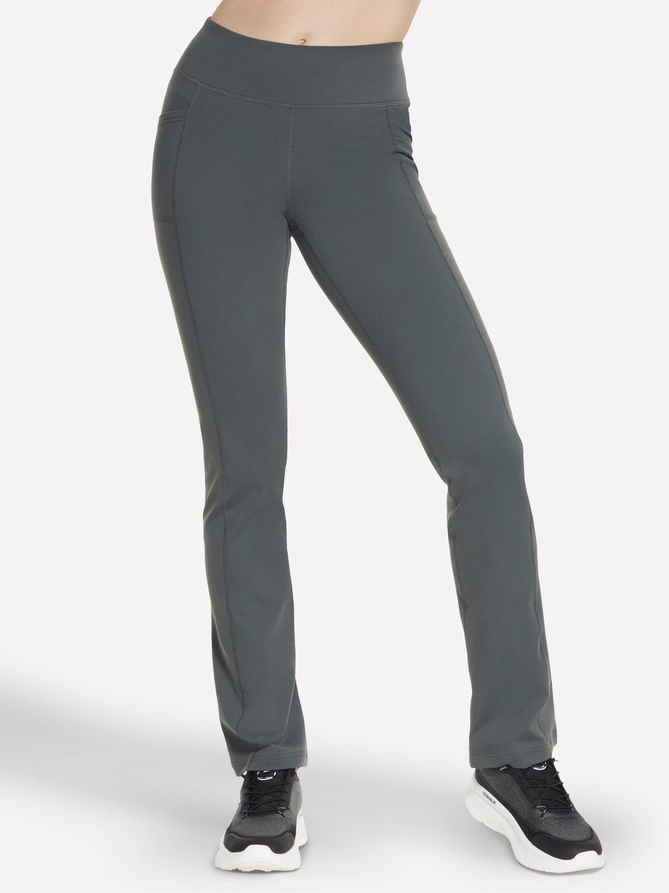 Skechers Women's GO WALK OG Pant Regular Length in Green/Black, Size 3XL