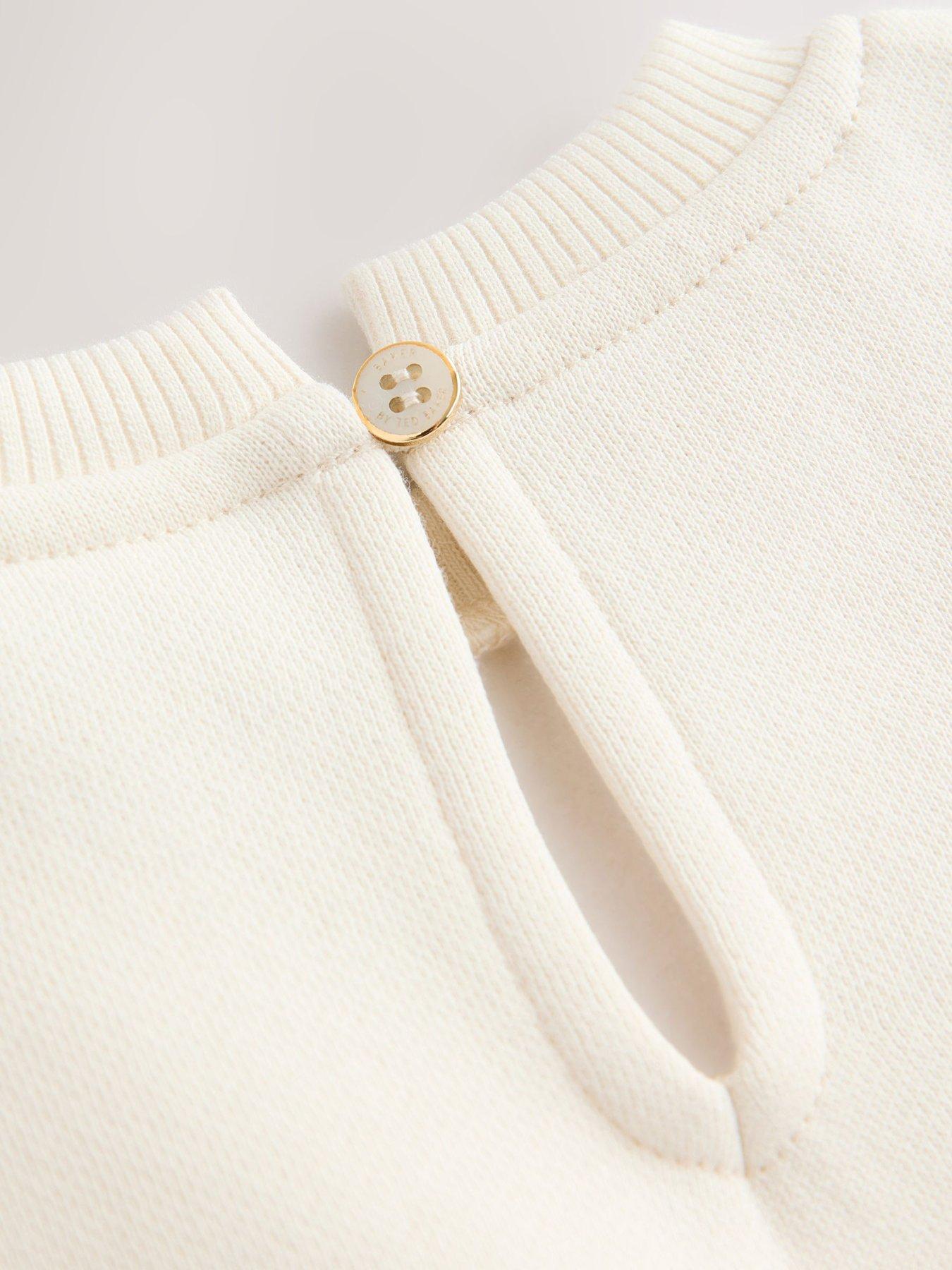 Image 5 of 7 of Ted Baker Younger Girls Frill Graphic Set - Cream