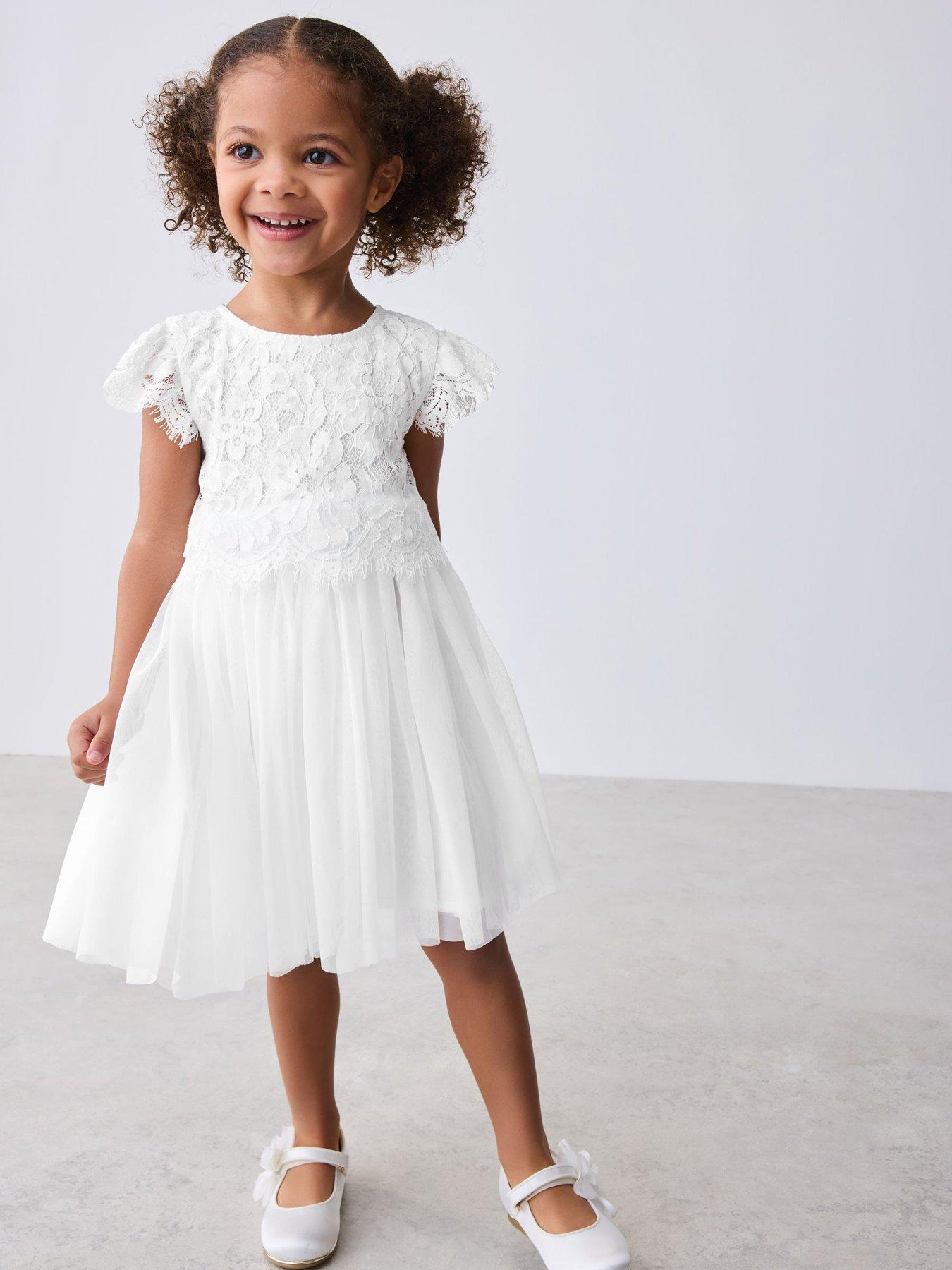 Ted Baker Baby Girls Lace Dress - White