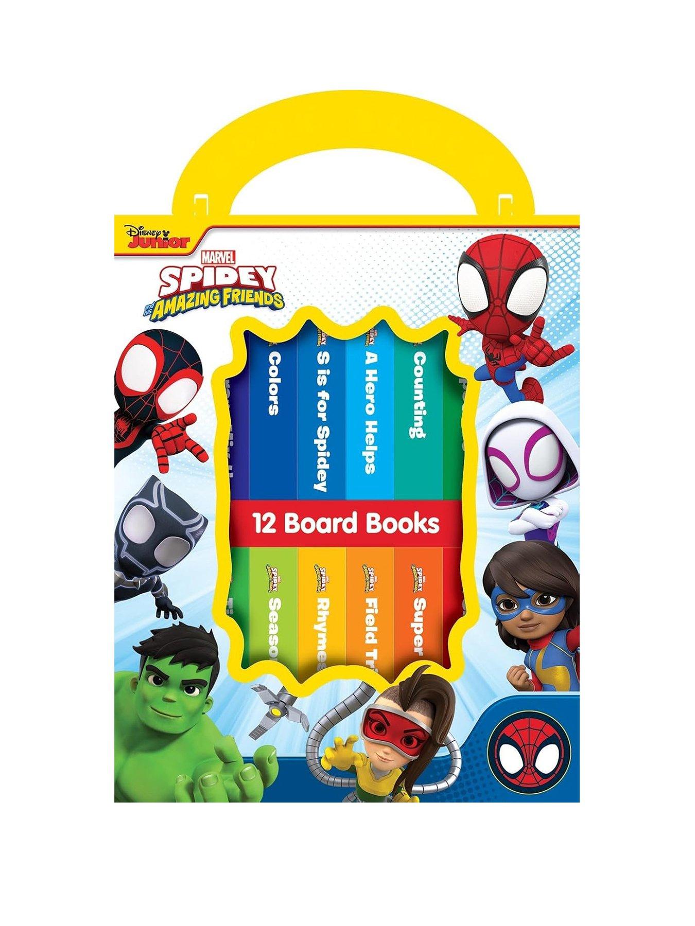 spidey-and-his-amazing-friends-spideynbspmy-first-word-12-board-book-library-set